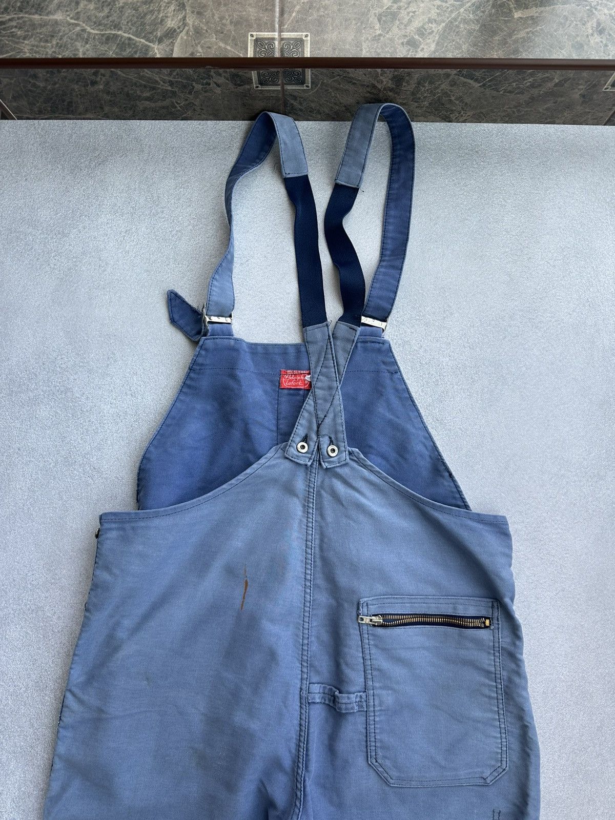 Vintage Vintage Adolph Lafont French Workwear Overall Suit 60-70s Size US 36 / EU 52 - 7 Thumbnail
