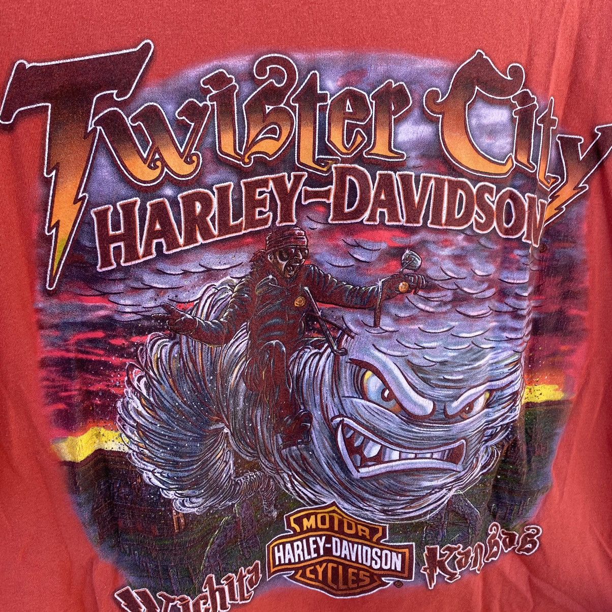 Harley Davidson Harley Davidson Shirt Large Wichita Kansas Twister City Size US L / EU 52-54 / 3 - 5 Thumbnail