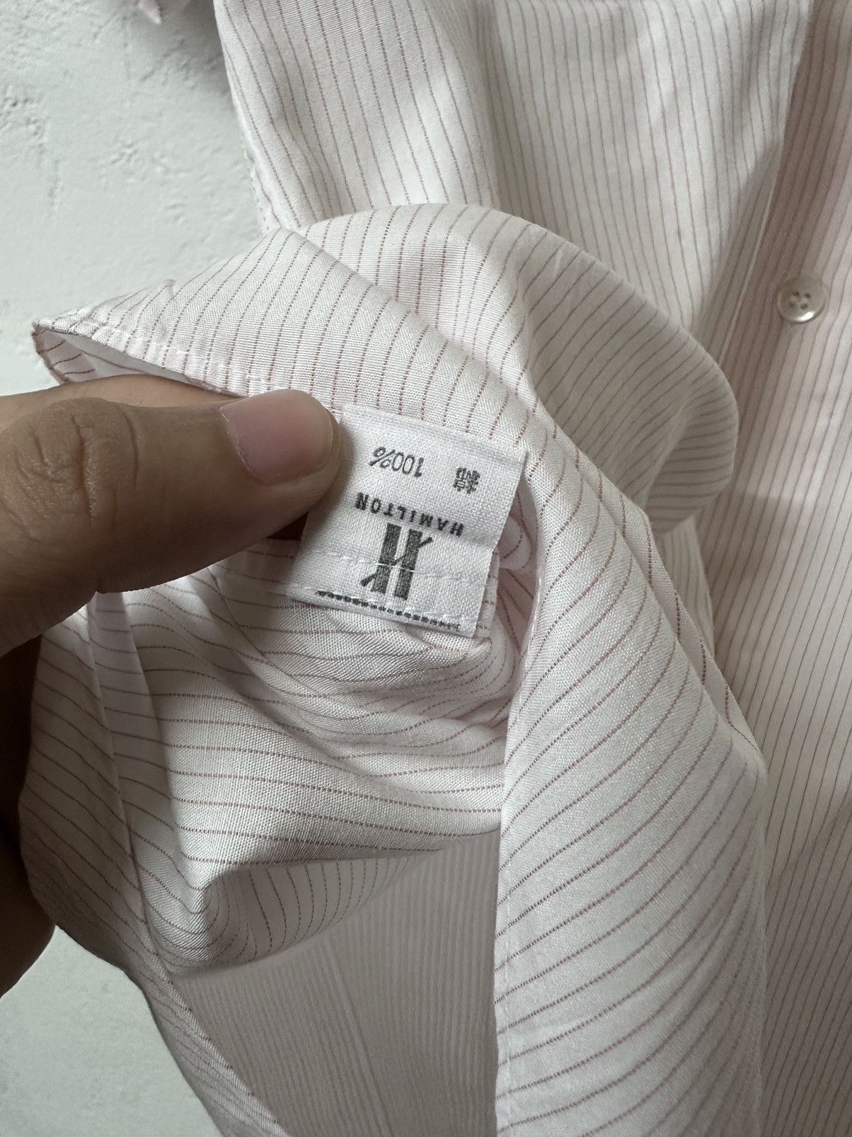 Issey Miyake Vintage IM Issey Miyake Stripe Shirt Size US L / EU 52-54 / 3 - 4 Thumbnail