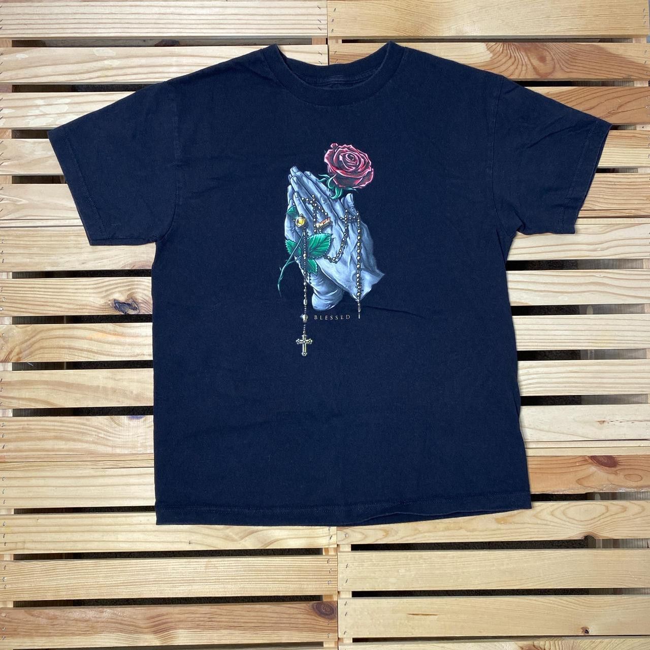 DGK DGK Praying Hands Black Y2K Skate Tee Size Medium Size US M / EU 48-50 / 2 - 1 Thumbnail
