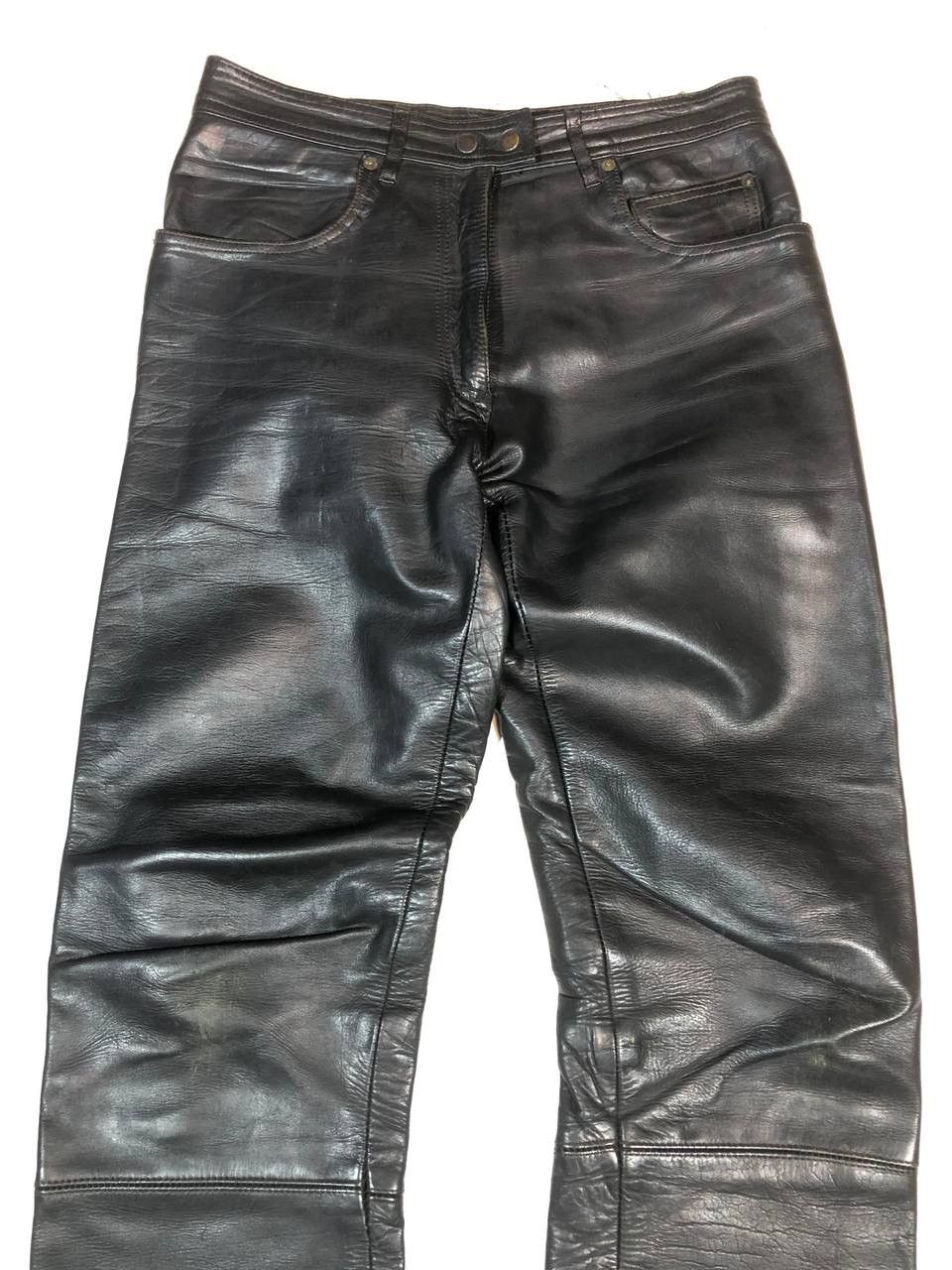 Vintage Avangarde Racing Moto Leather Pants Vintage Size US 31 - 3 Thumbnail
