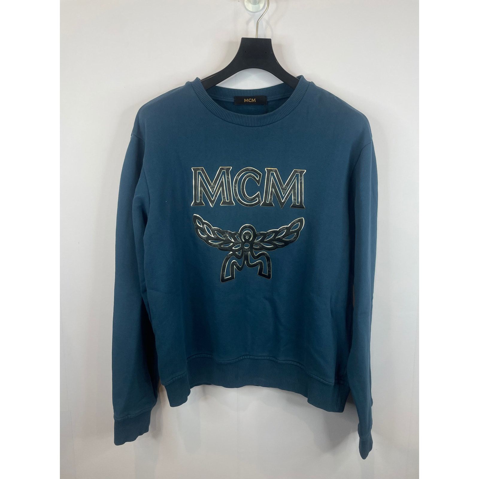 MCM MCM Crewneck Blue Used Medium Size US M / EU 48-50 / 2 - 2 Thumbnail