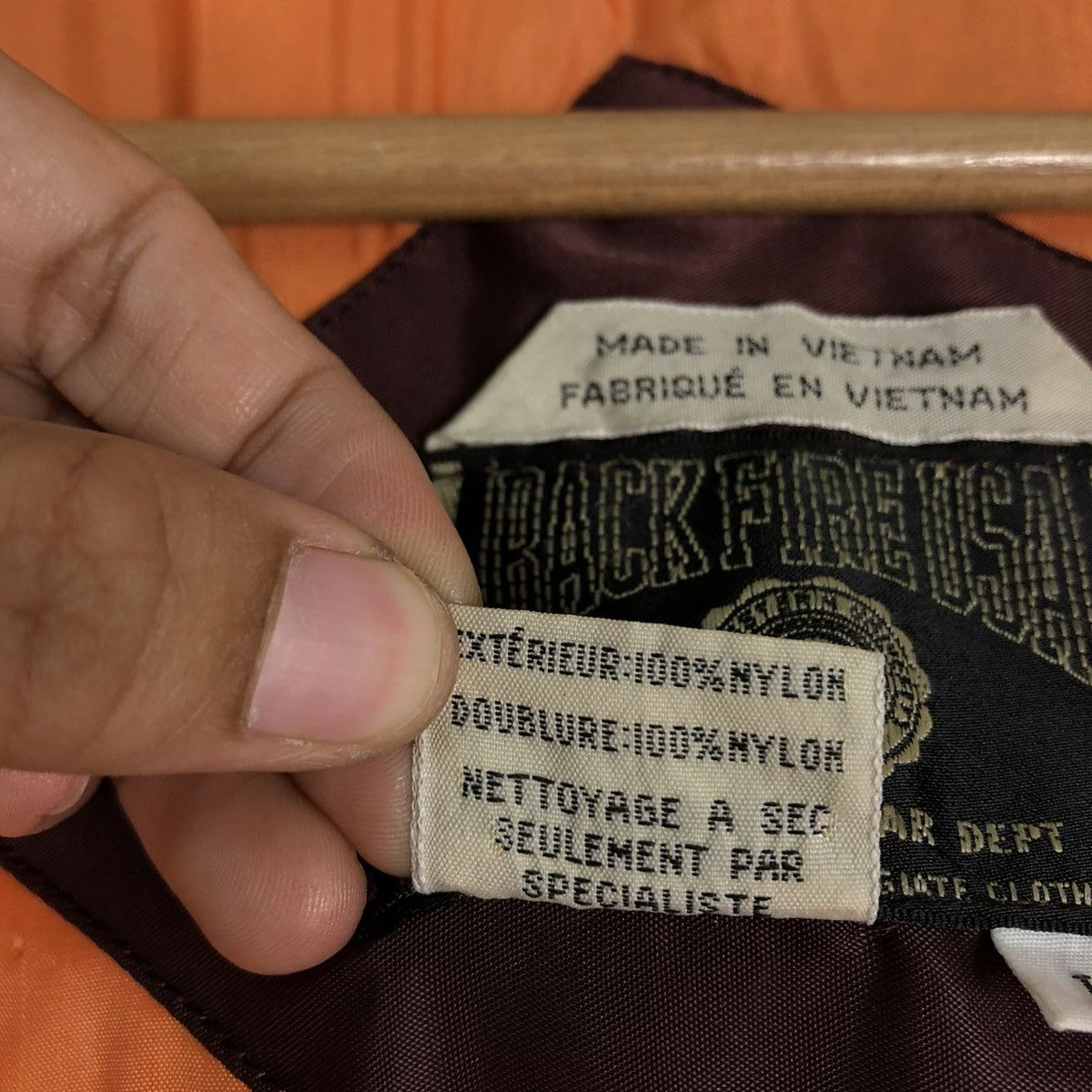 Vintage 🔥VINTAGE BOMBER JACKET MA-1 DESIGN BACK FIRE USA BIG LOGO Size US L / EU 52-54 / 3 - 21 Thumbnail