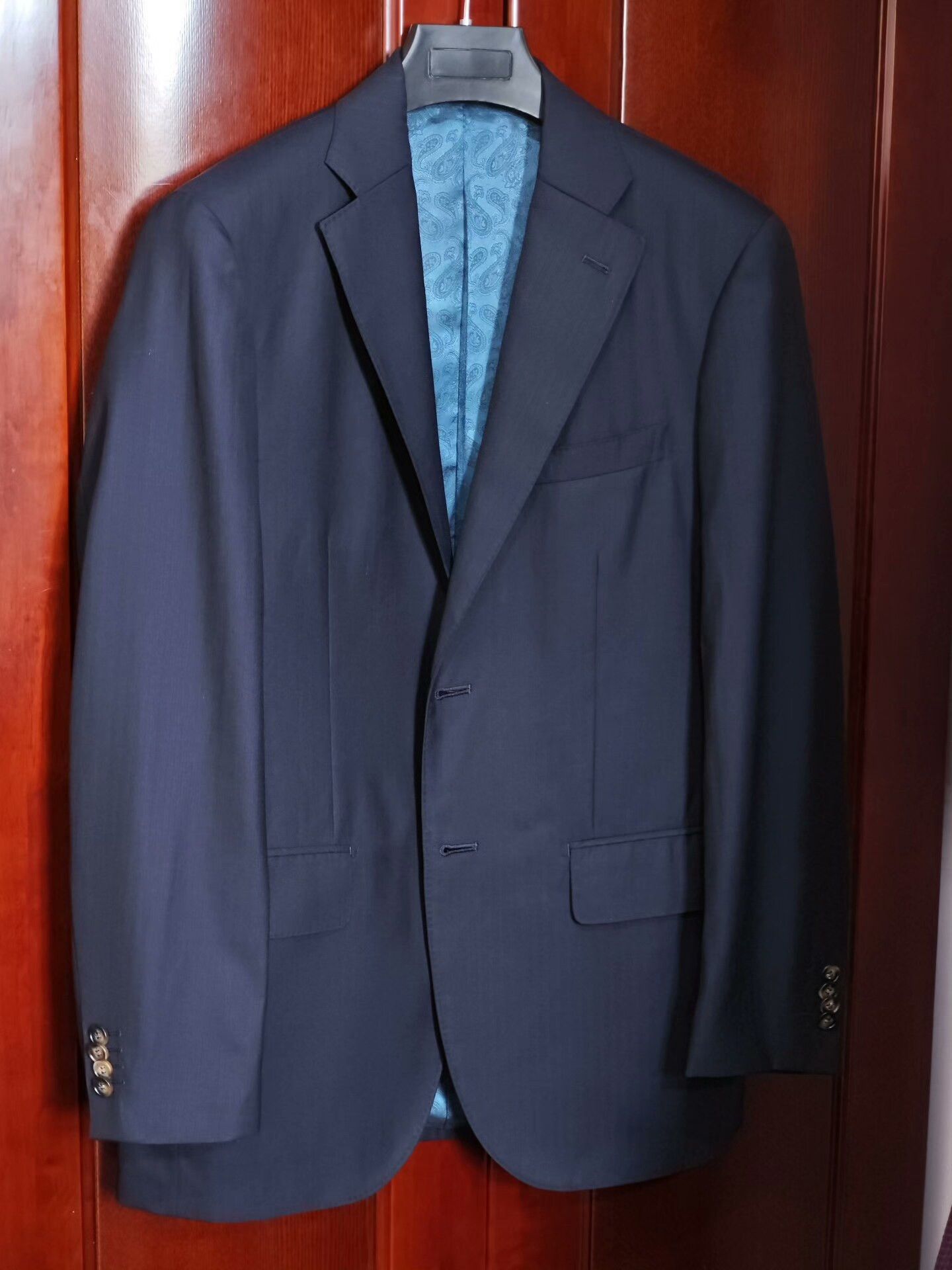 Ermenegildo Zegna Zegna Custom Wool and Linen Suit Size US M / EU 48-50 / 2 - 1 Thumbnail