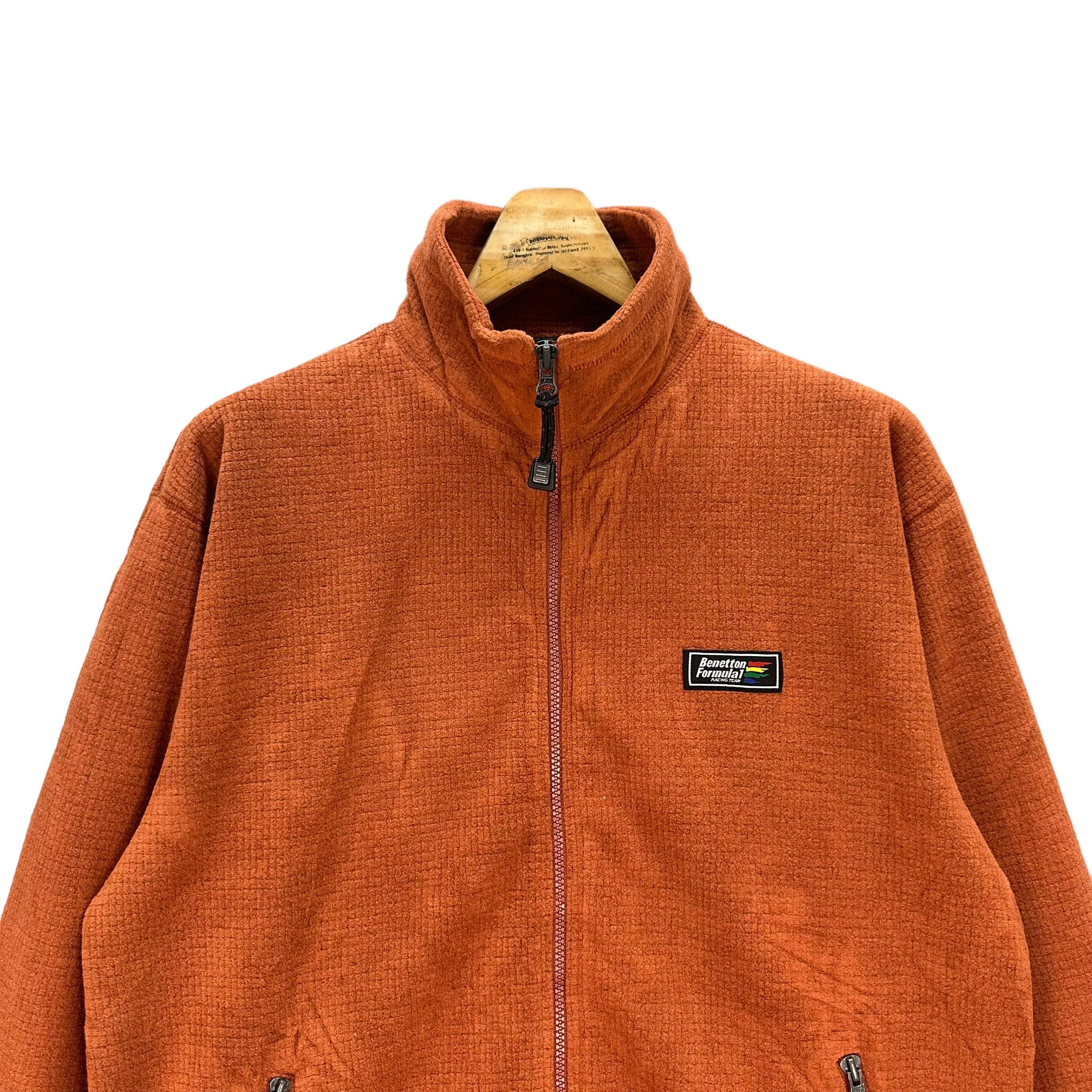 Benetton BENETTON FORMULA 1 RACING TEAM FLEECE JACKET #8947-041 Size US L / EU 52-54 / 3 - 2 Thumbnail