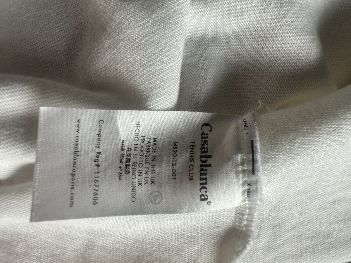 Casablanca Casablanca Tenniscourt Tshirt Size US XL / EU 56 / 4 - 4 Thumbnail