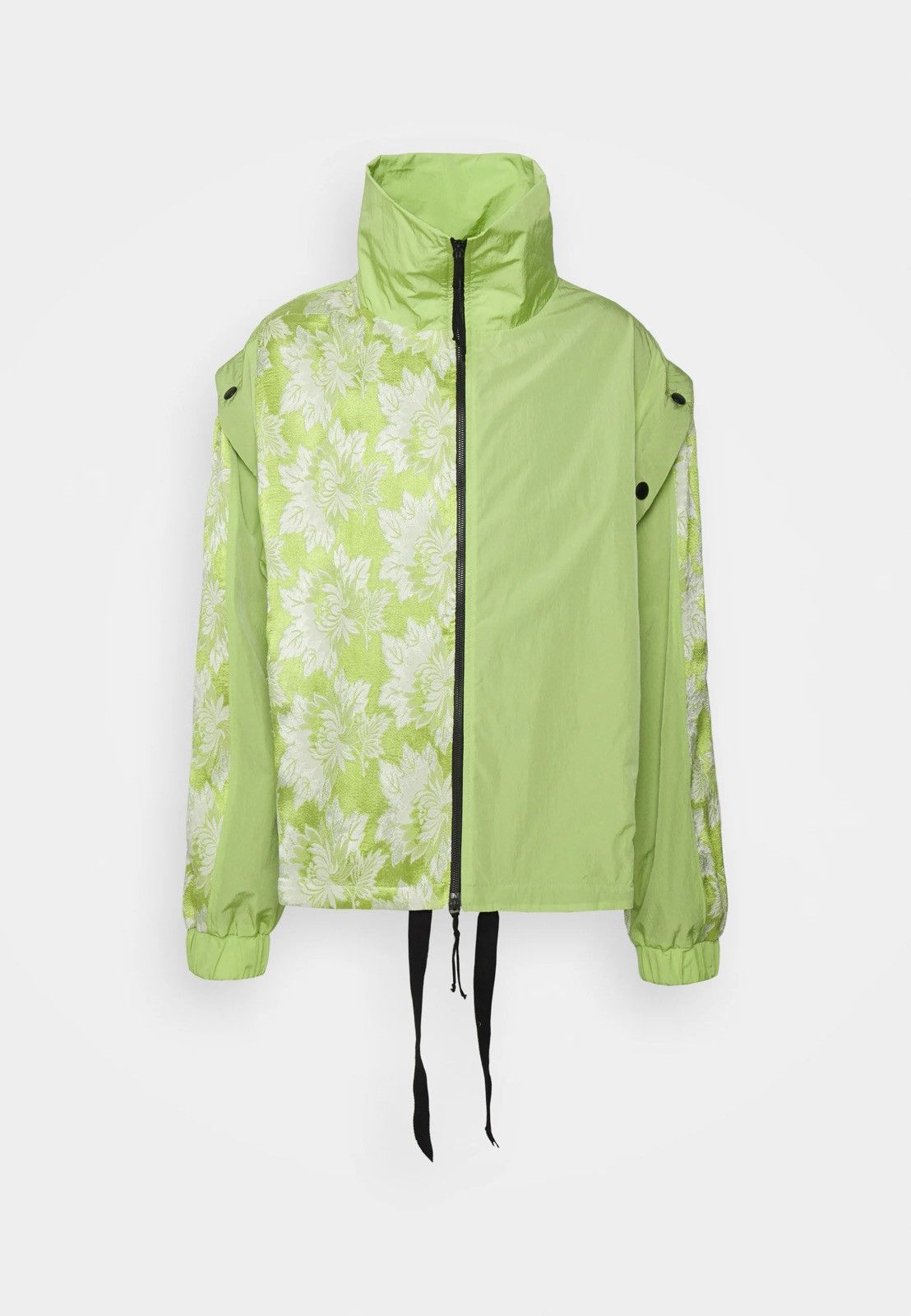 Japanese Brand !DS! AW22 Zsigmond Kassa Acid Green Jacket Coat Size US M / EU 48-50 / 2 - 3 Thumbnail