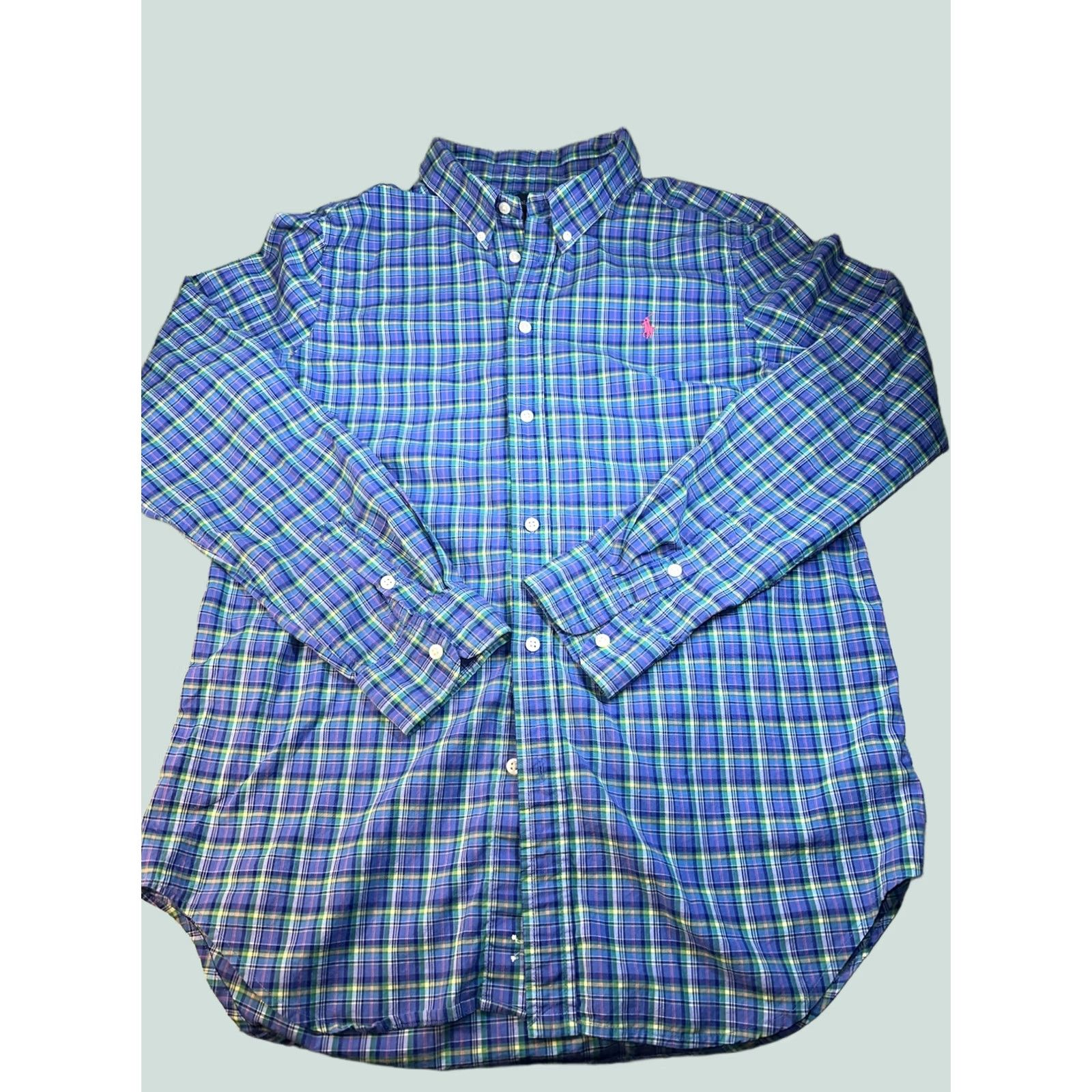 Ralph Lauren Ralph Lauren Button-Down XL Shirt Multicolor Plaid Long Sleeve Button-Up Size US XL / EU 56 / 4 - 1 Thumbnail