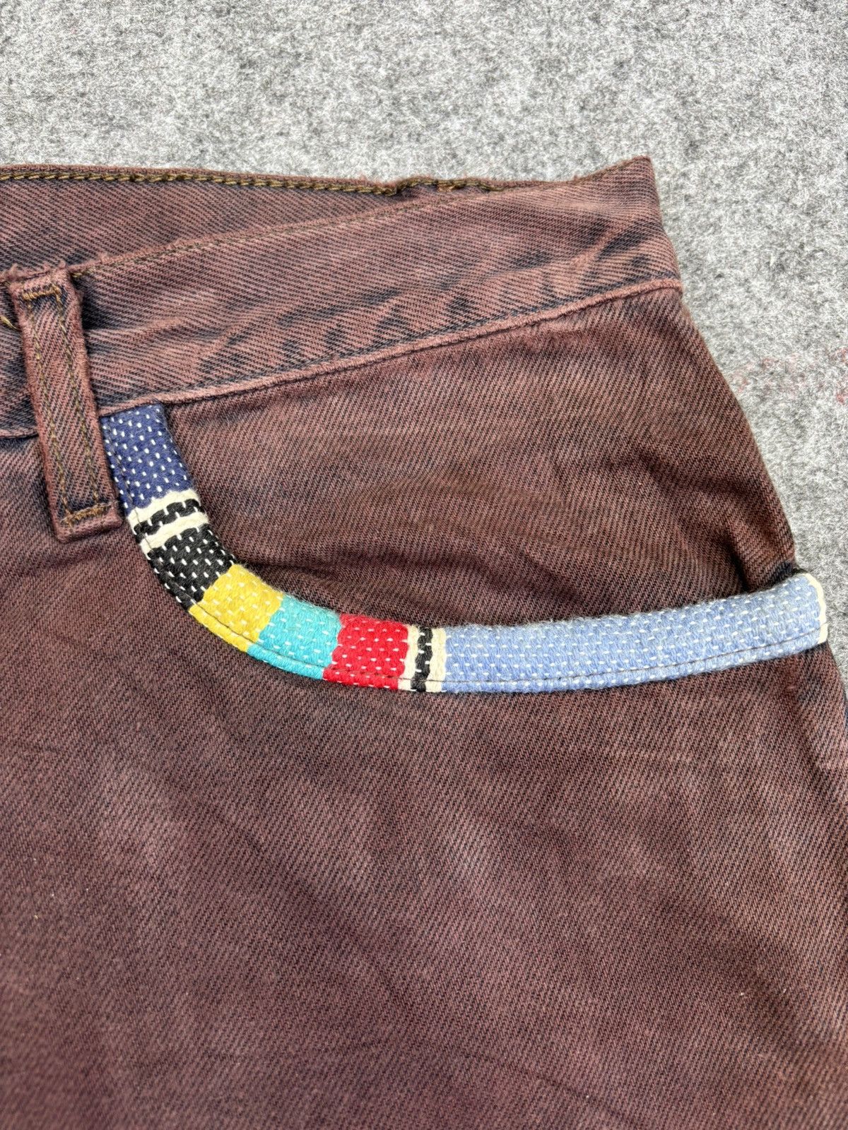 Designer Levis Reconstructed by Kalimera Japan Designer Denim F754 Size US 30 / EU 46 - 8 Thumbnail