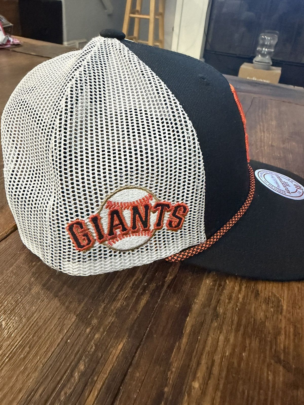 Mitchell & Ness Adjustable San Francisco Giants Trucker Hat Size ONE SIZE - 2 Thumbnail