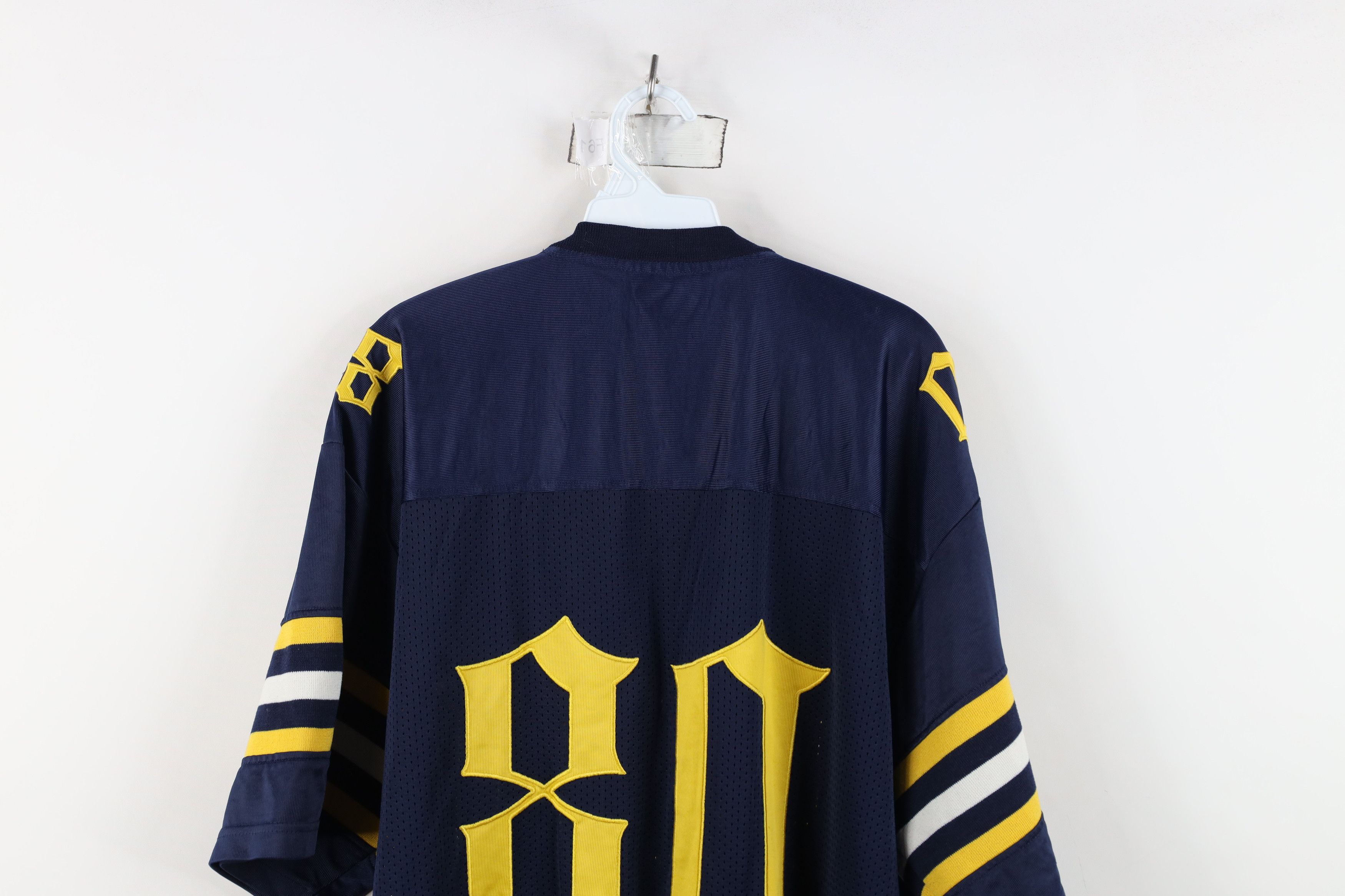Vintage Vintage 90s Y2K Streetwear Striped Hip Hop Football Jersey Size US L / EU 52-54 / 3 - 15 Thumbnail