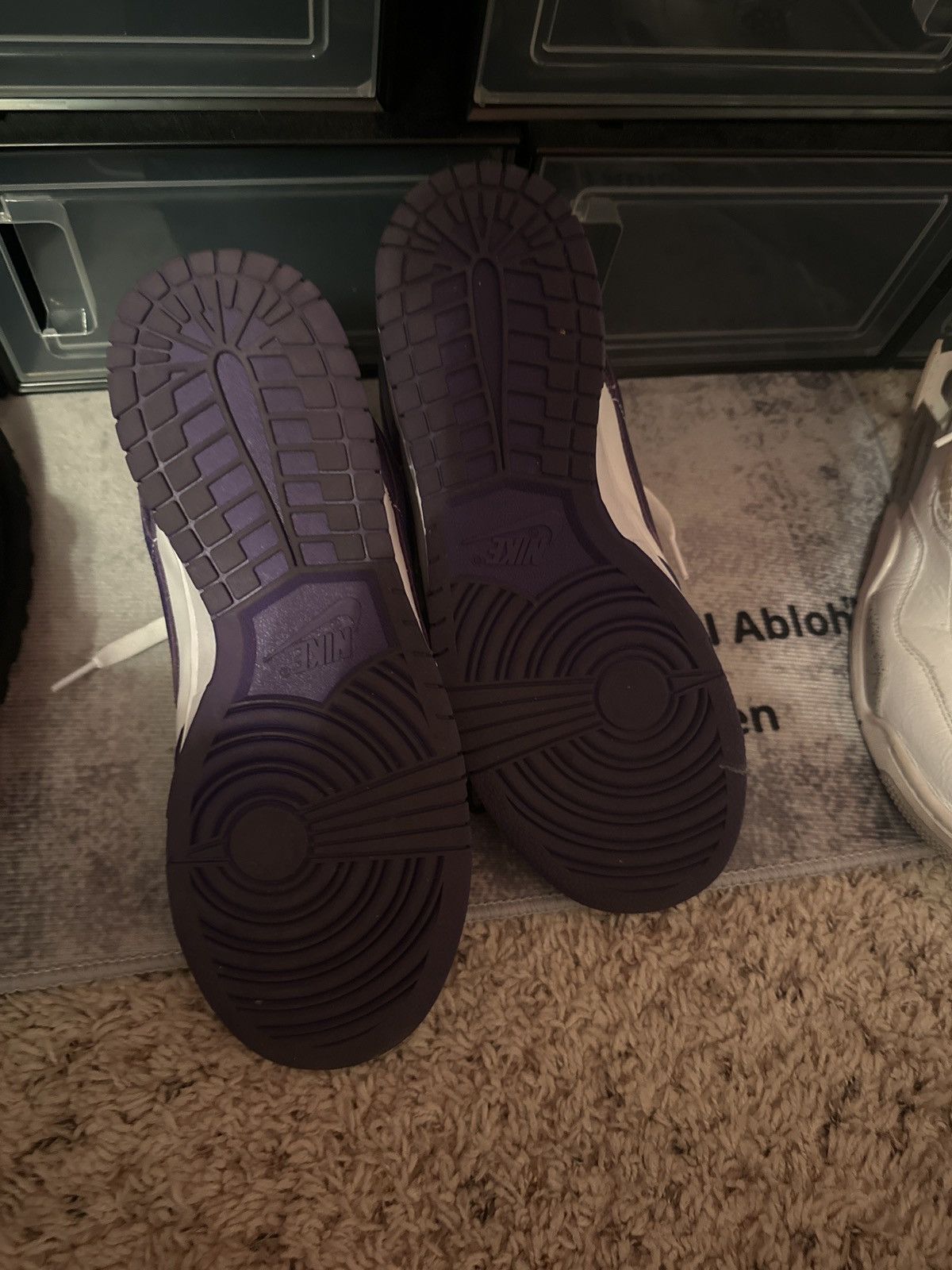 Nike dunk lows-champion purple Size US 8.5 / EU 41-42 - 5 Thumbnail