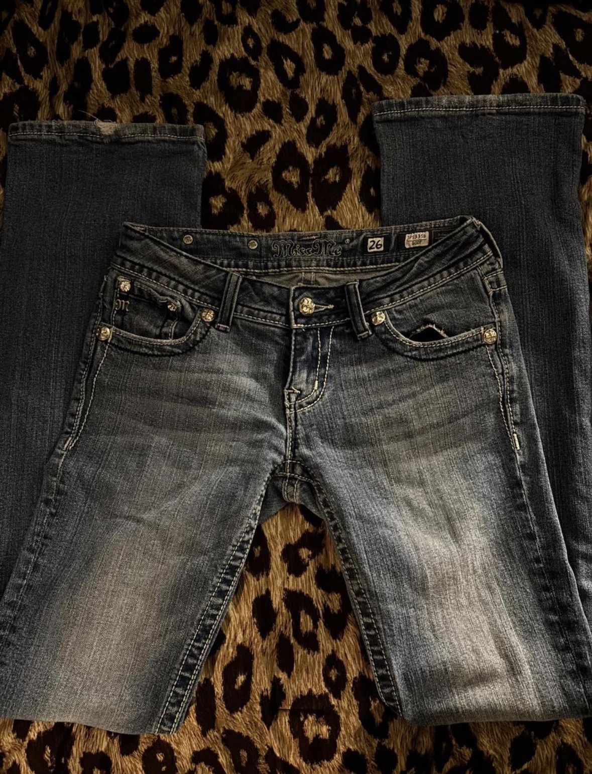 Miss Me lowrise bootcut miss me jeans Size 26" / US 2 / IT 38 - 2 Thumbnail