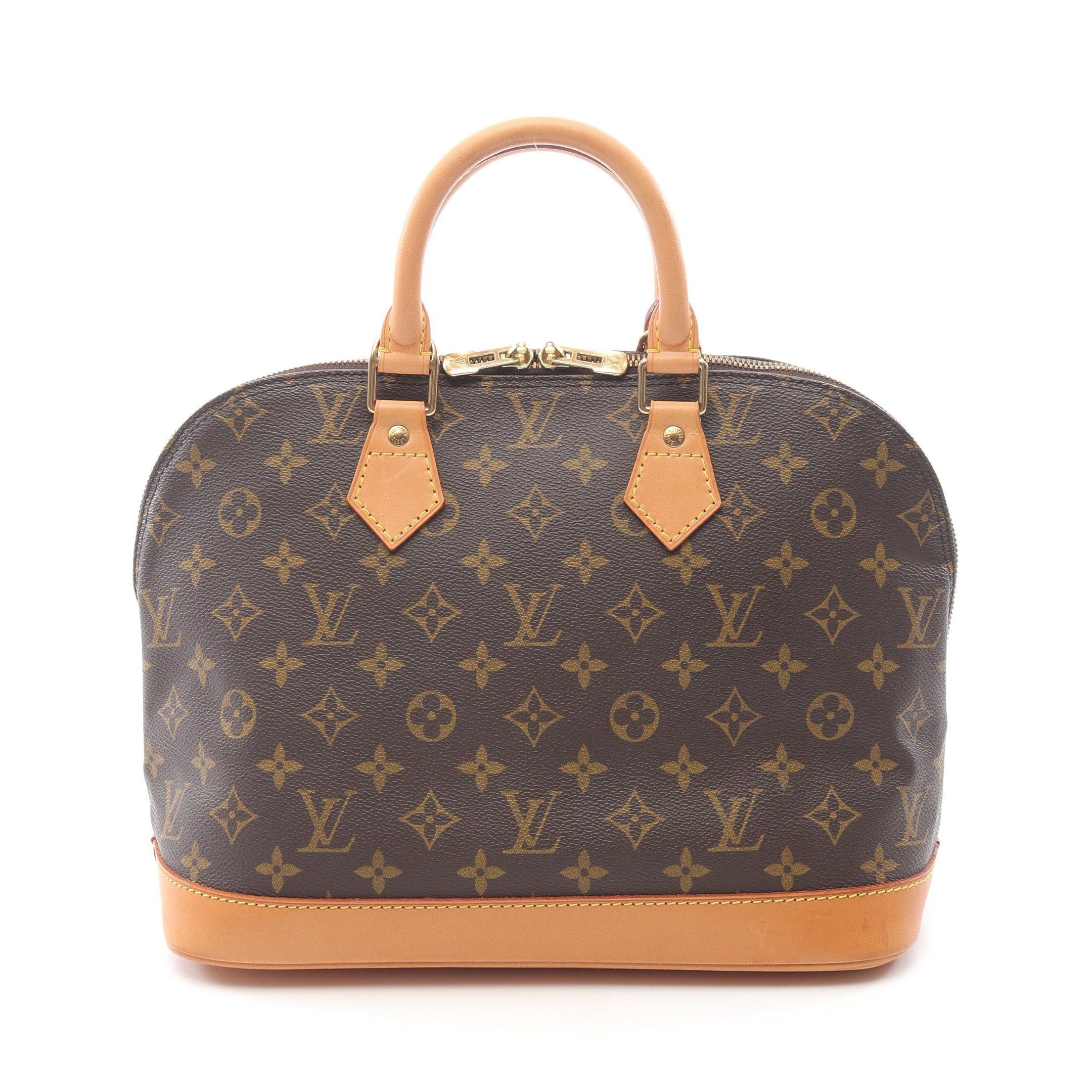 Louis Vuitton Louis Vuitton Alma Pm Monogram Handbag Leather Brown Size ONE SIZE - 1 Thumbnail