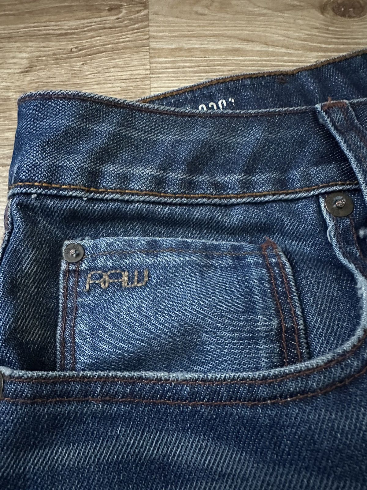 G-Star G Star Raw Distressed Jeans Size US 32 / EU 48 - 5 Thumbnail
