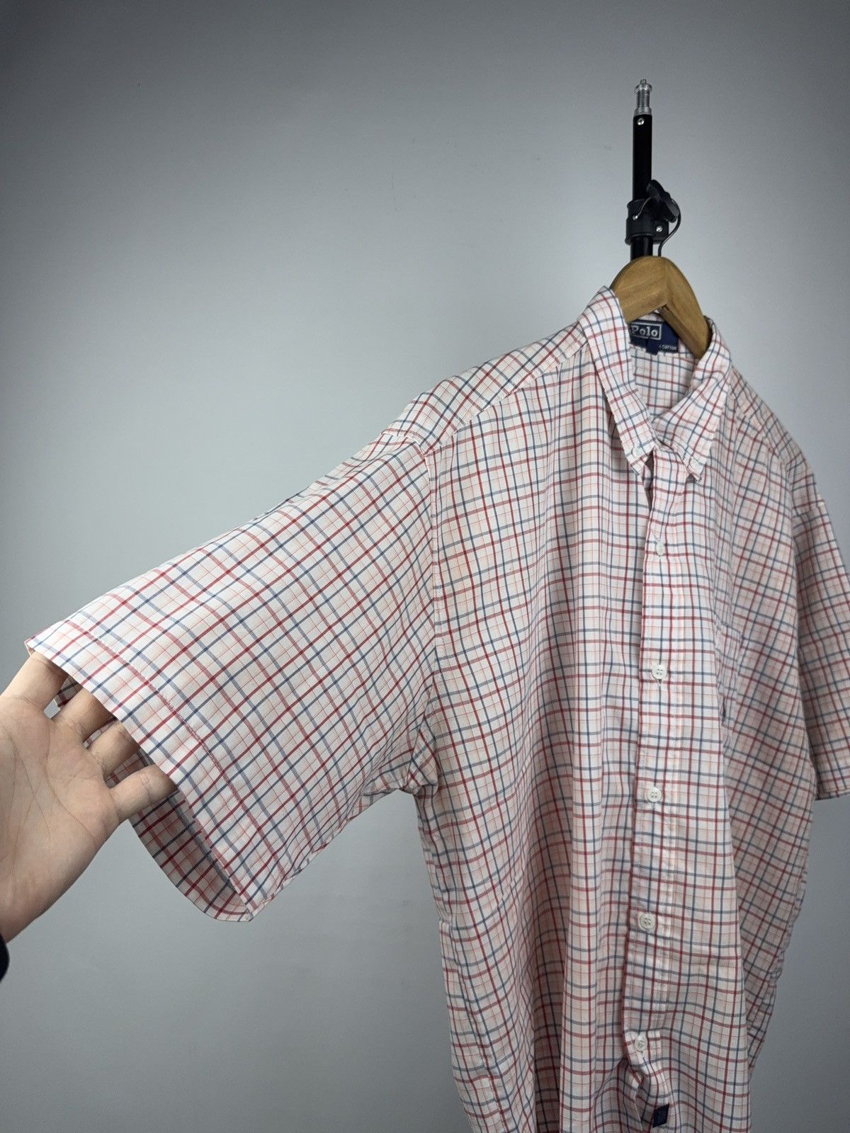 Polo Ralph Lauren Vintage Polo Ralph Lauren Check Shirt Japan Market 90s Size US L / EU 52-54 / 3 - 8 Thumbnail