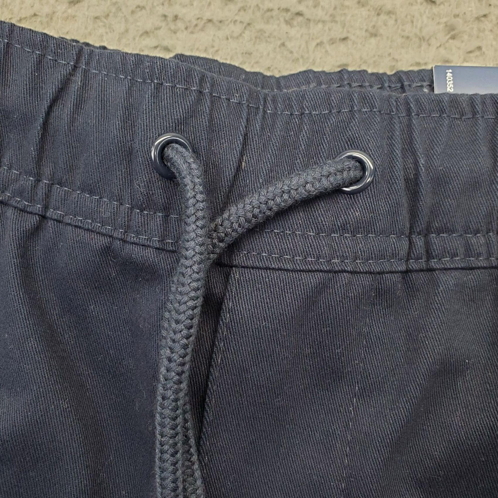 Izod IZOD Mens Shorts M Navy Stretch Soft Touch Easy Care Approved Schoolwear Casual Summer Chino Size US 31 - 8 Thumbnail