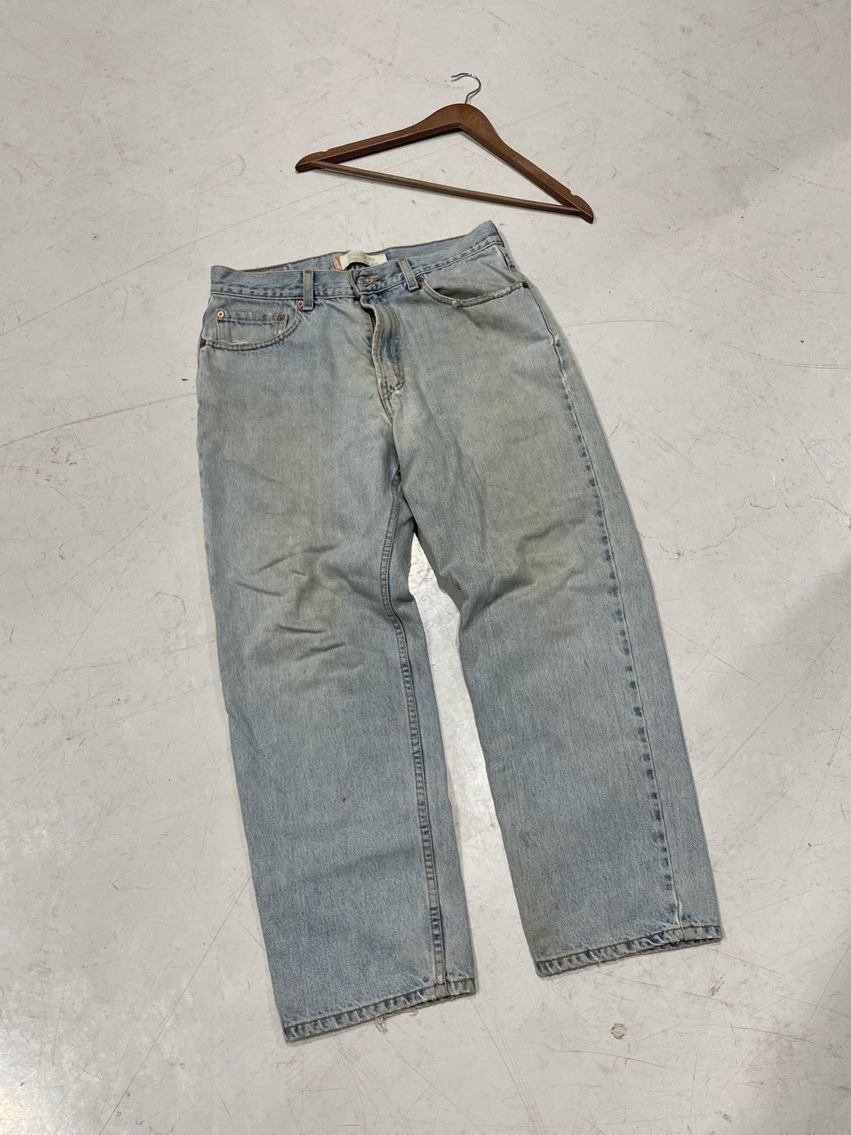 Levi's Vintage Levi’s 550s Blue Denim Size US 34 / EU 50 - 1 Thumbnail