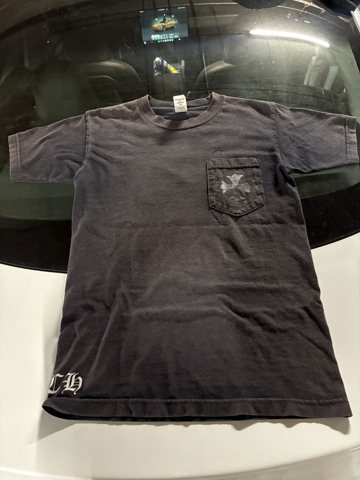 Chrome Hearts Chrome Hearts Tonal Cross Pocket Tee Size US S / EU 44-46 / 1 - 1 Thumbnail