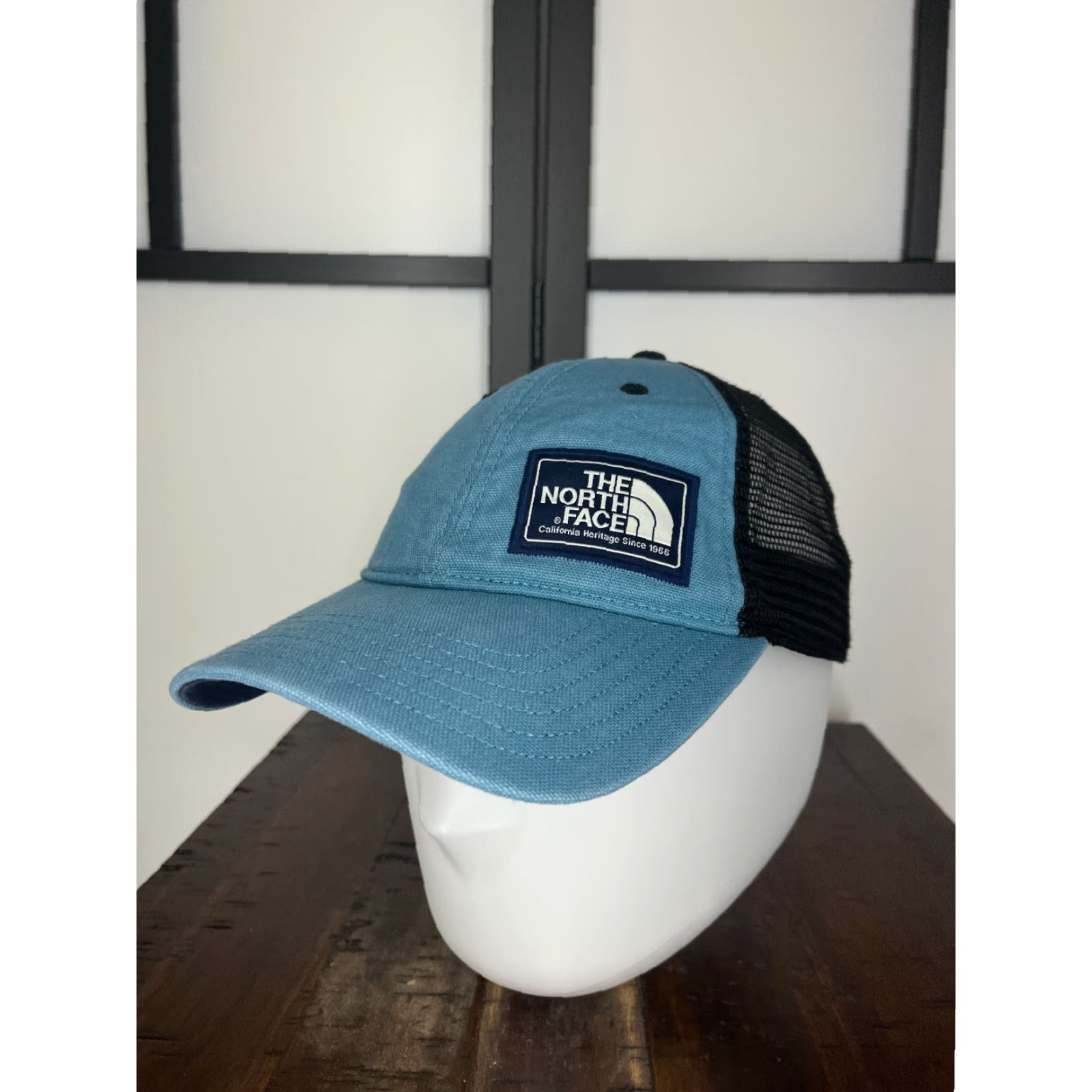 The North Face The North Face Hat Cap Snap Back Adult OS Blue Poly Trucker California Heritage Size ONE SIZE - 4 Thumbnail