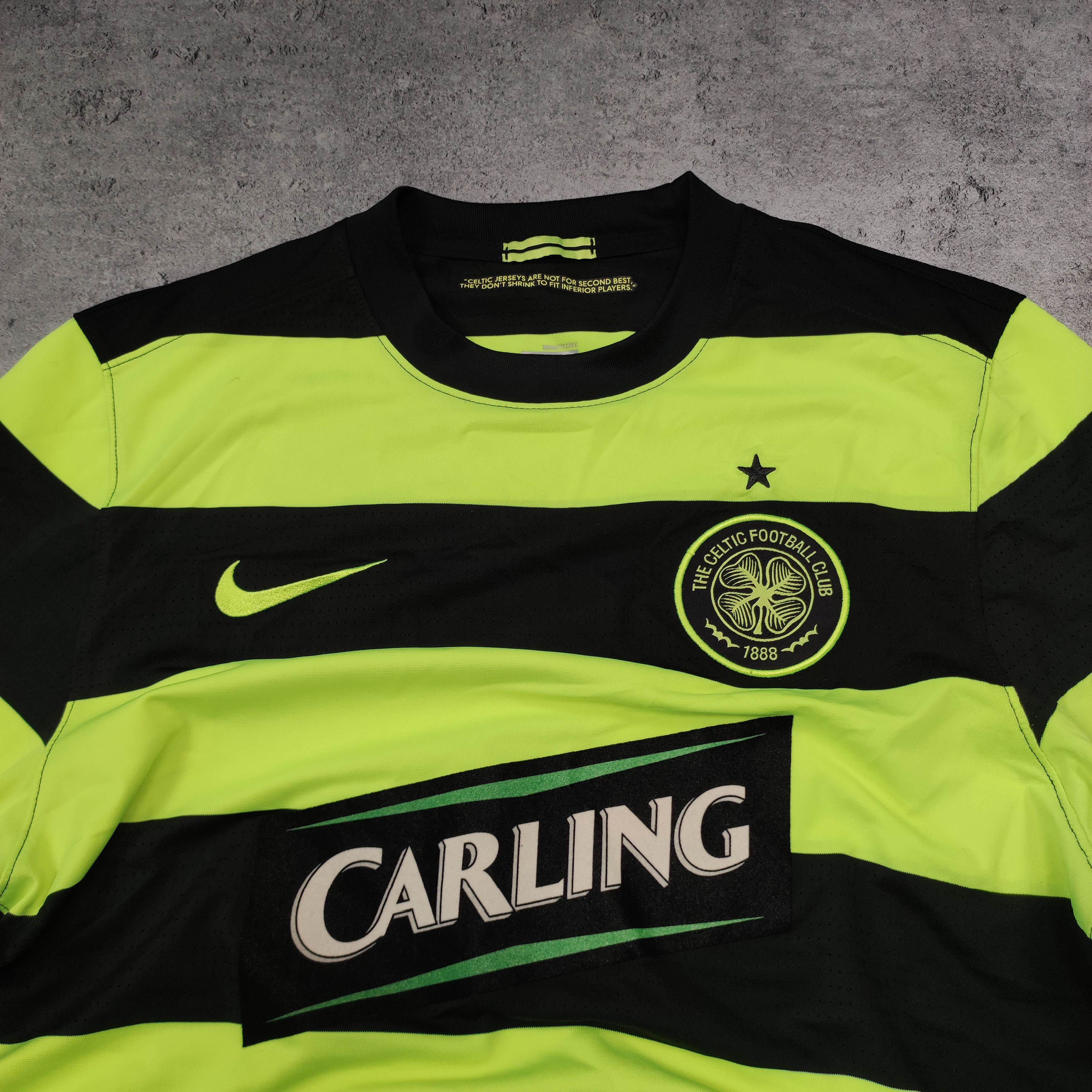 Vintage RARE Football Soccer Celtic Glasgow 2009 Away Jersey Nike Size US M / EU 48-50 / 2 - 5 Thumbnail