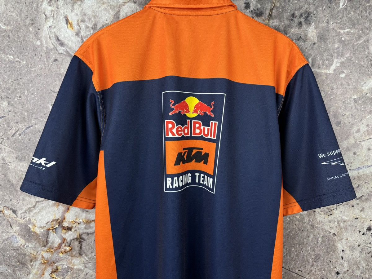 Red Bull Red Bull KTM Racing Team Polo Shirt Navy Orange Motorex WP Size US L / EU 52-54 / 3 - 16 Thumbnail