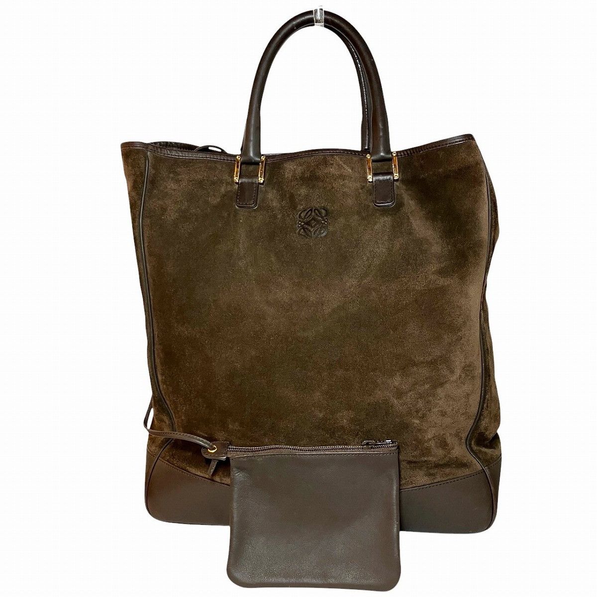 Loewe Loewe Loewe Anagram Leather Tote Bag Leather Tote Bag DUTY FREE for USA Size ONE SIZE - 1 Thumbnail