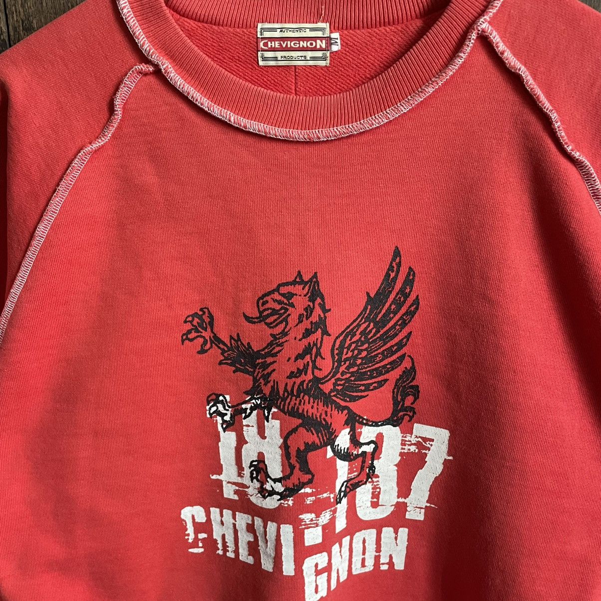 Chevignon × Vintage Vintage Chevignon Sweatshirt Size US M / EU 48-50 / 2 - 2 Thumbnail