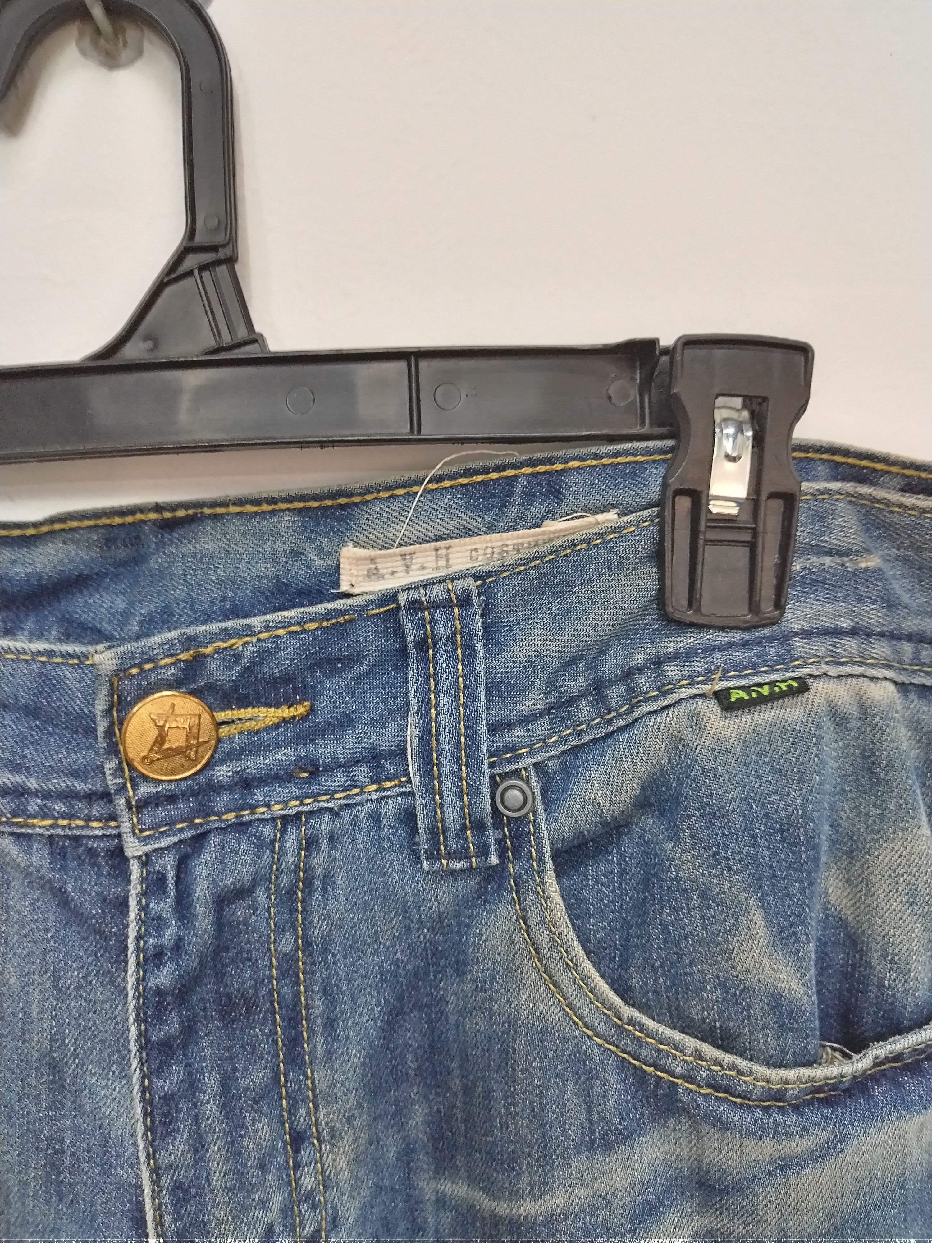 Marvelous patina & Distressed Design A.V.H jeans