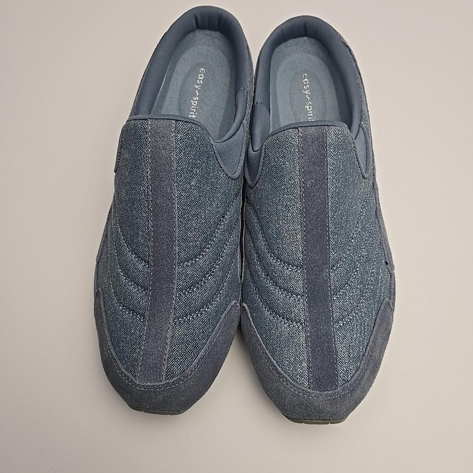 Other Easy Spirit Traveltime Clogs Blue Metallic Shimmer Size 12M Size US 12 / IT 42 - 5 Thumbnail