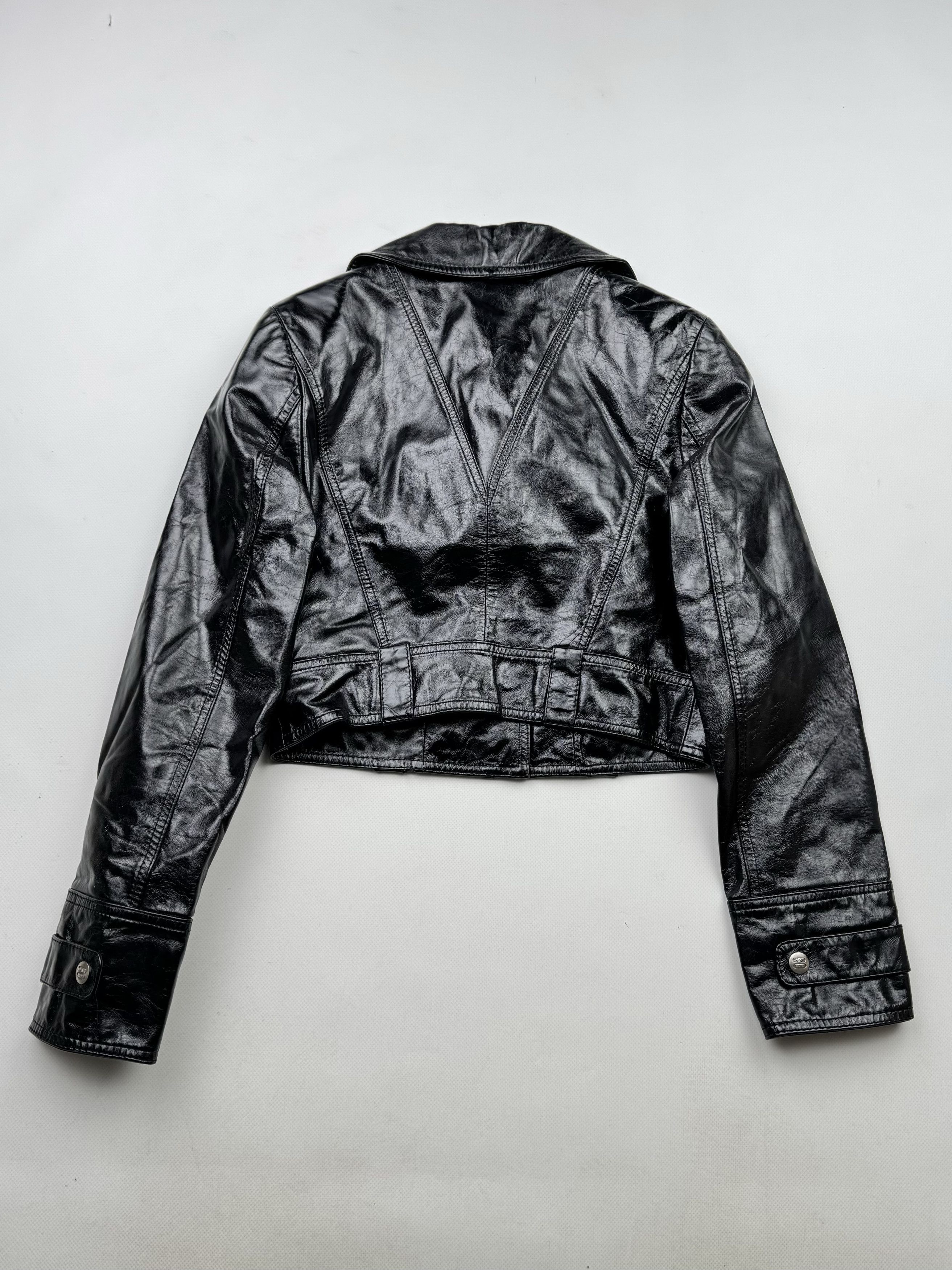 Japanese Brand 90's Cropped Leather Jacket B39(V113)E2 Size S / US 4 / IT 40 - 6 Thumbnail