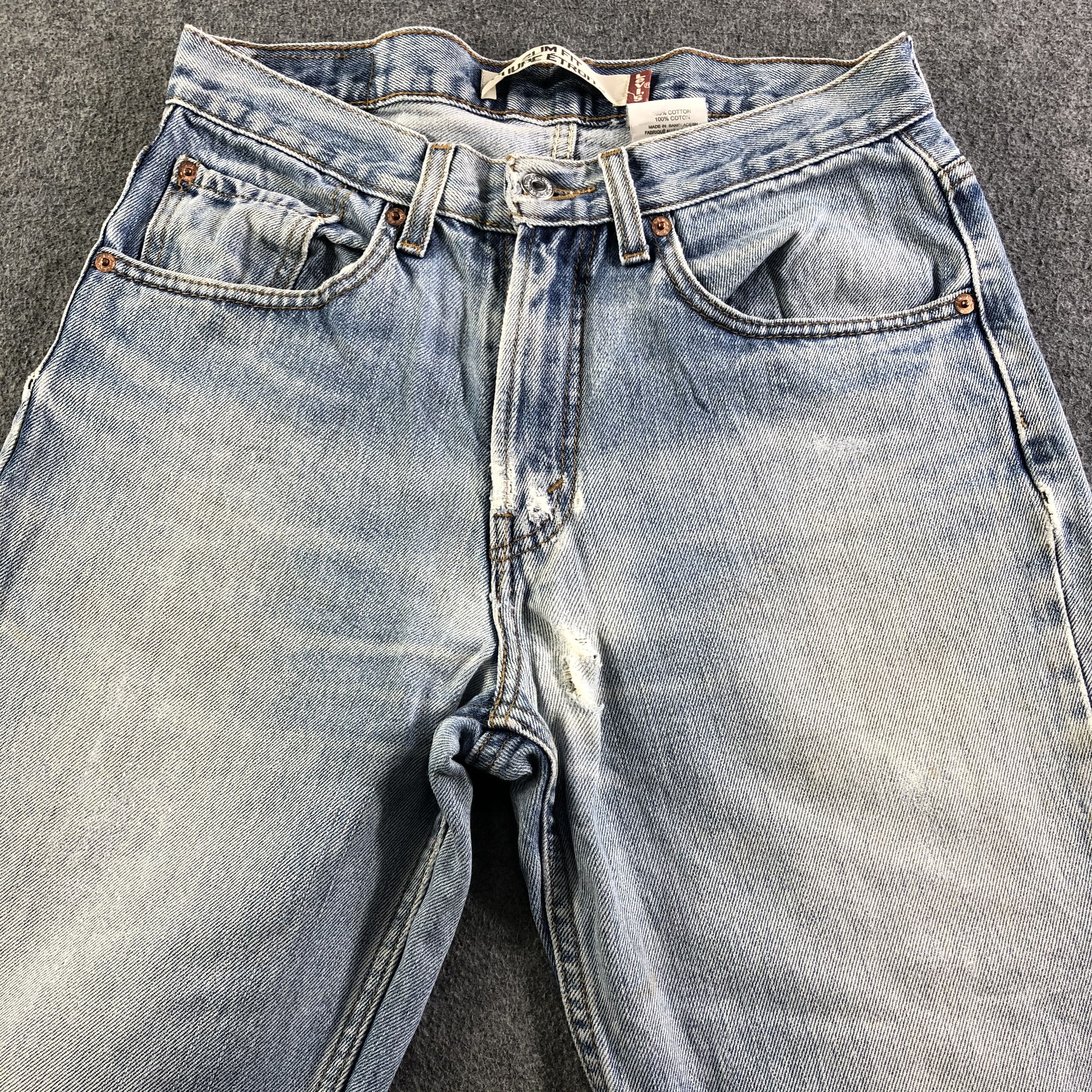 Levi's Vintage Blue Wash Levis Jeans-J3518 Size US 31 - 3 Thumbnail
