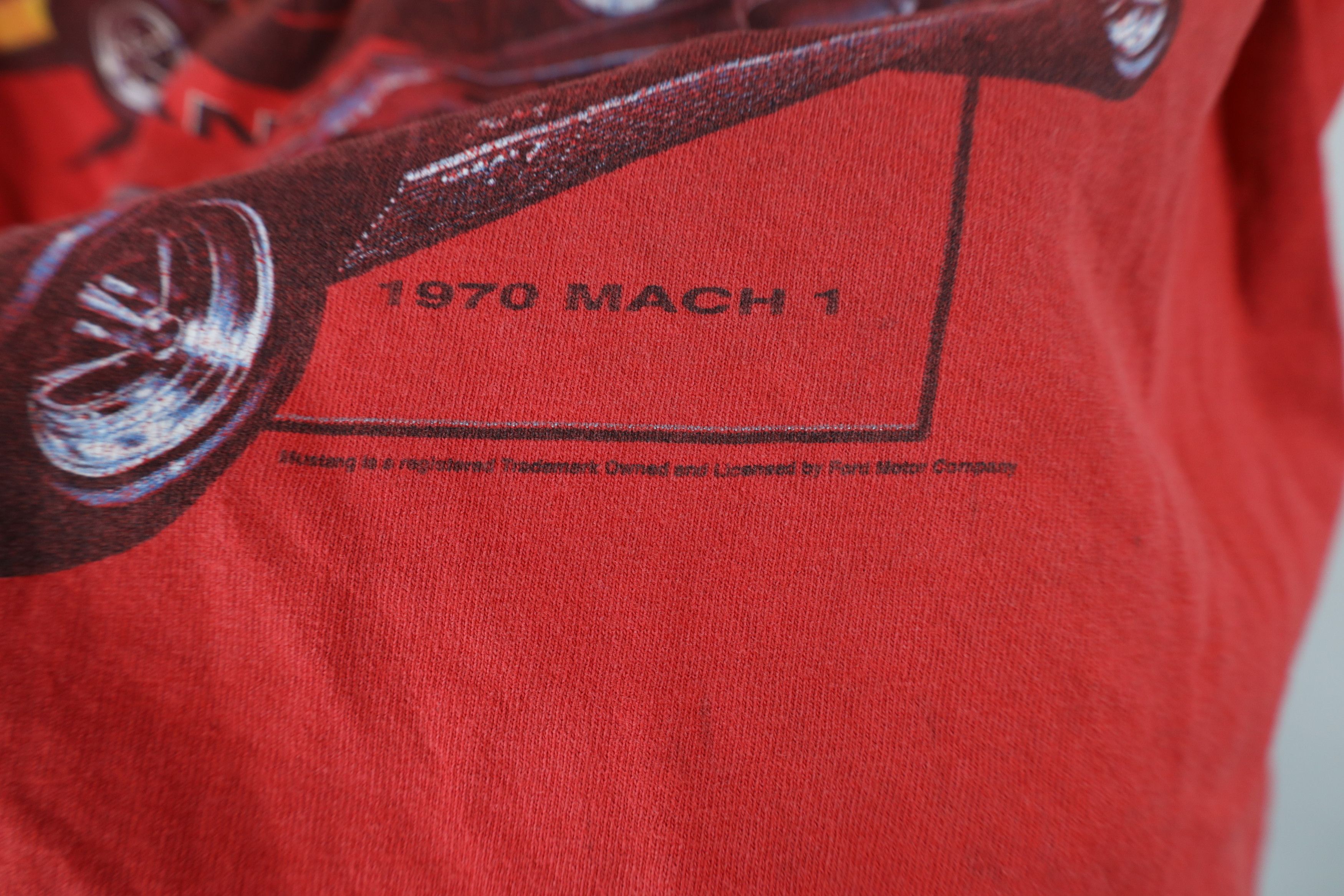 Vintage Vintage Y2K Ford Motor Co Mustang Muscle Car T-Shirt Red Size US L / EU 52-54 / 3 - 7 Thumbnail