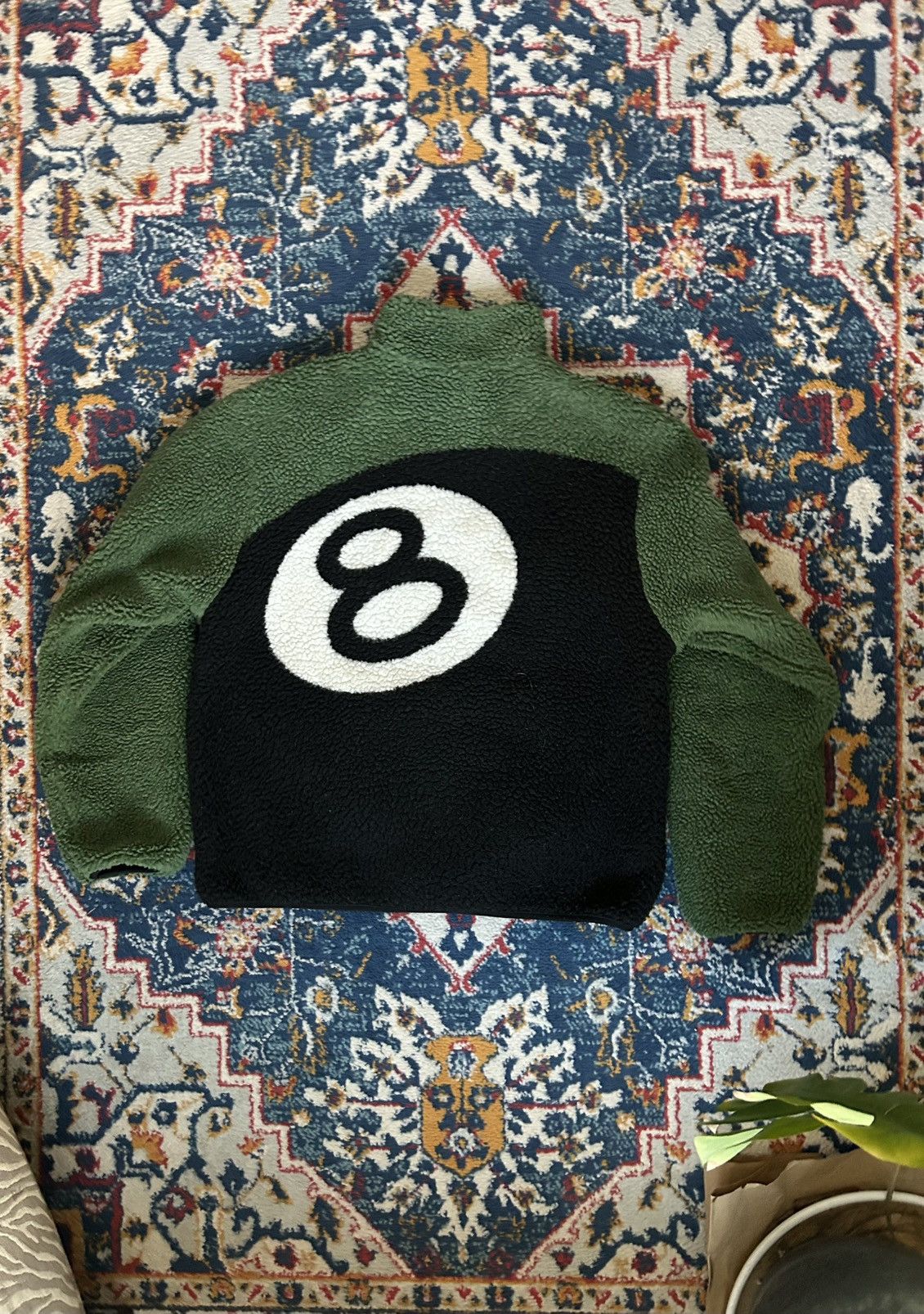 Stussy Stussy “8-ball” Fleece Jacket Size US M / EU 48-50 / 2 - 2 Thumbnail