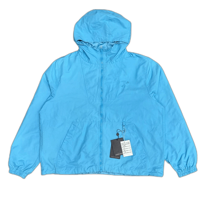 Louis Vuitton Louis Vuitton Lightweight Blue Hooded Jacket Size US XXL / EU 58 / 5 - 1 Thumbnail