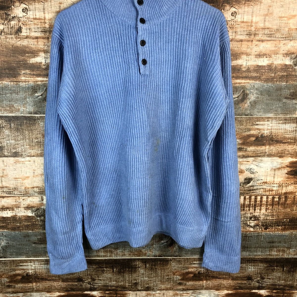 Japanese Brand Uniqlo japan sweatshirt Blue Knitwear #A1832 Size US L / EU 52-54 / 3 - 3 Thumbnail
