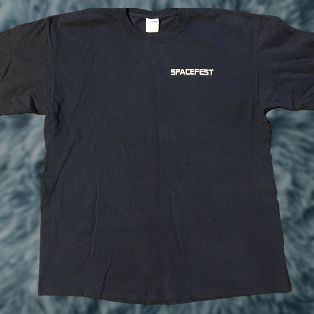 Gildan VINTAGE San Diego Space Fest Shirt XL NASA Astronaut Shuttle Planets Moon 90s USA Shirt Mens Blue 100% Cotton Gildan Graphic Tee Size US XL / EU 56 / 4 - 1 Thumbnail