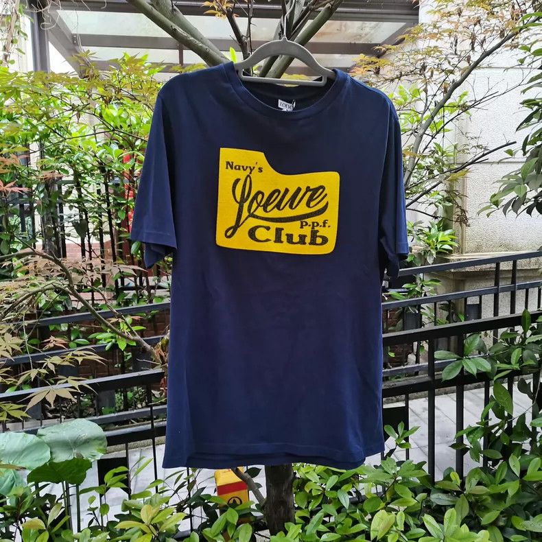 Loewe LOEWE Blue lettering short sleeve T-shirt Size US XS / EU 42 / 0 - 1 Thumbnail