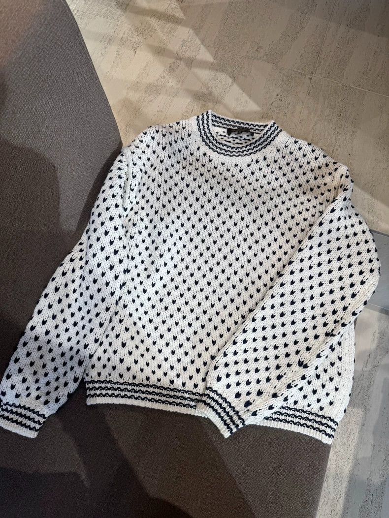 Loro Piana LORO PIANA Pure cotton knit sweater Size XS / US 0-2 / IT 36-38 - 1 Thumbnail