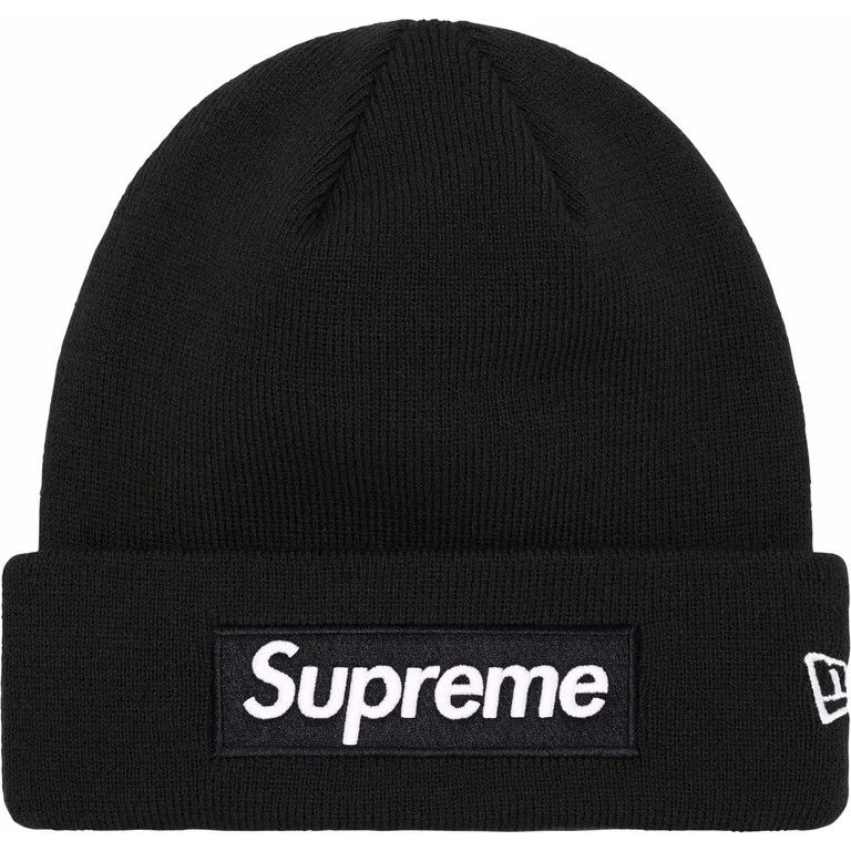Supreme Supreme x New Era Box Logo Beanie 'Black' Size ONE SIZE - 1 Thumbnail