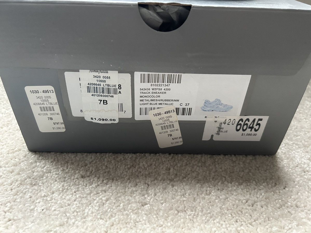 Balenciaga Balenciaga LTE Blue Track Sneaker Size US 6 / IT 36 - 5 Thumbnail
