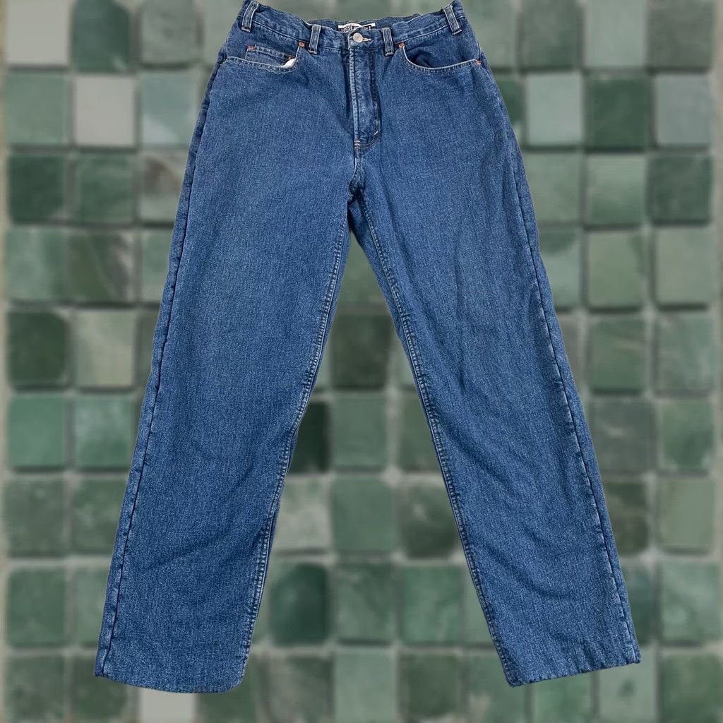 Gap Vintage Gap Jeans Men 30x30 Blue Fleece Lined Loose Fit 5-Pocket Denim Straight Size US 30 / EU 46 - 1 Thumbnail