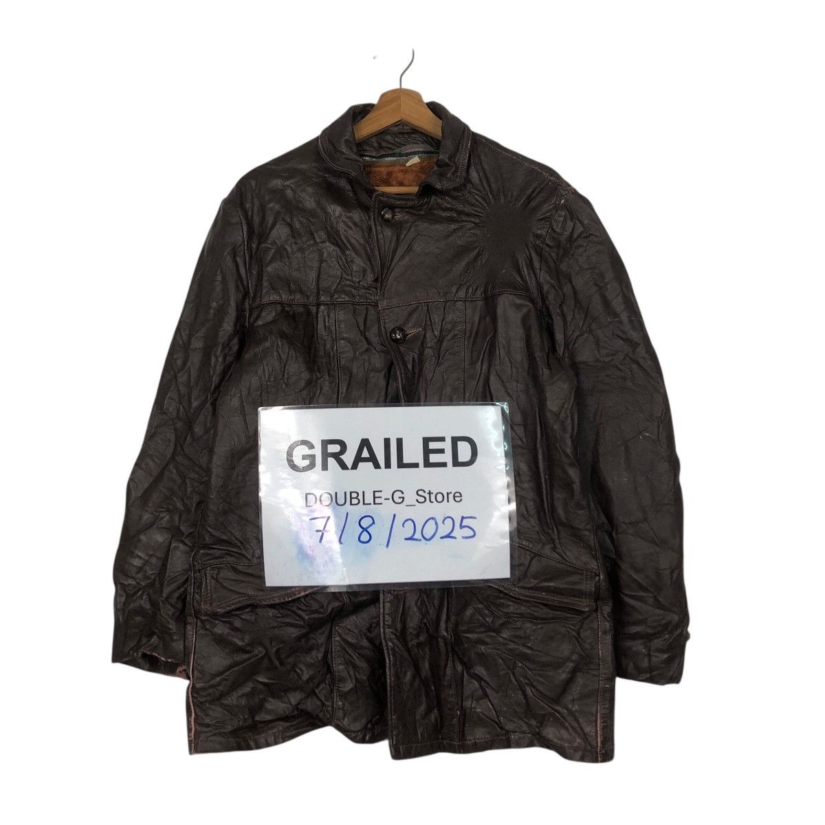 Japanese Brand 📌Vintage Bomber Leather Jacket Blanket Issey Miyake Size US M / EU 48-50 / 2 - 1 Thumbnail