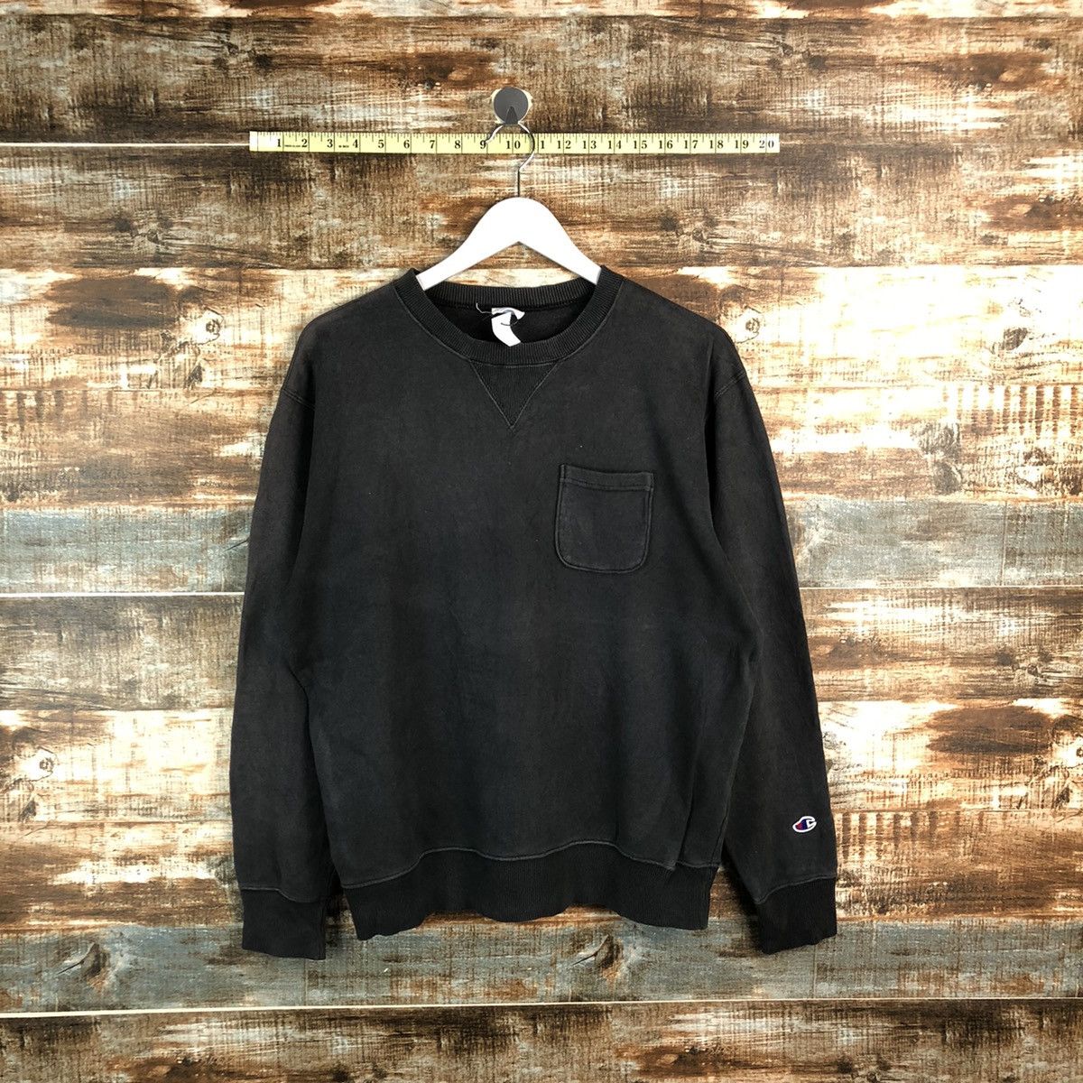 Champion Champion Black vintage Sweatshirt #A1945 Size US M / EU 48-50 / 2 - 1 Thumbnail