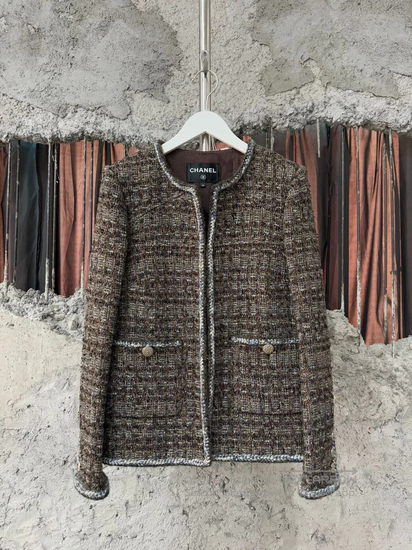 Chanel Chanel Forest Tweed Jacket. Size US S / EU 44-46 / 1 - 1 Thumbnail
