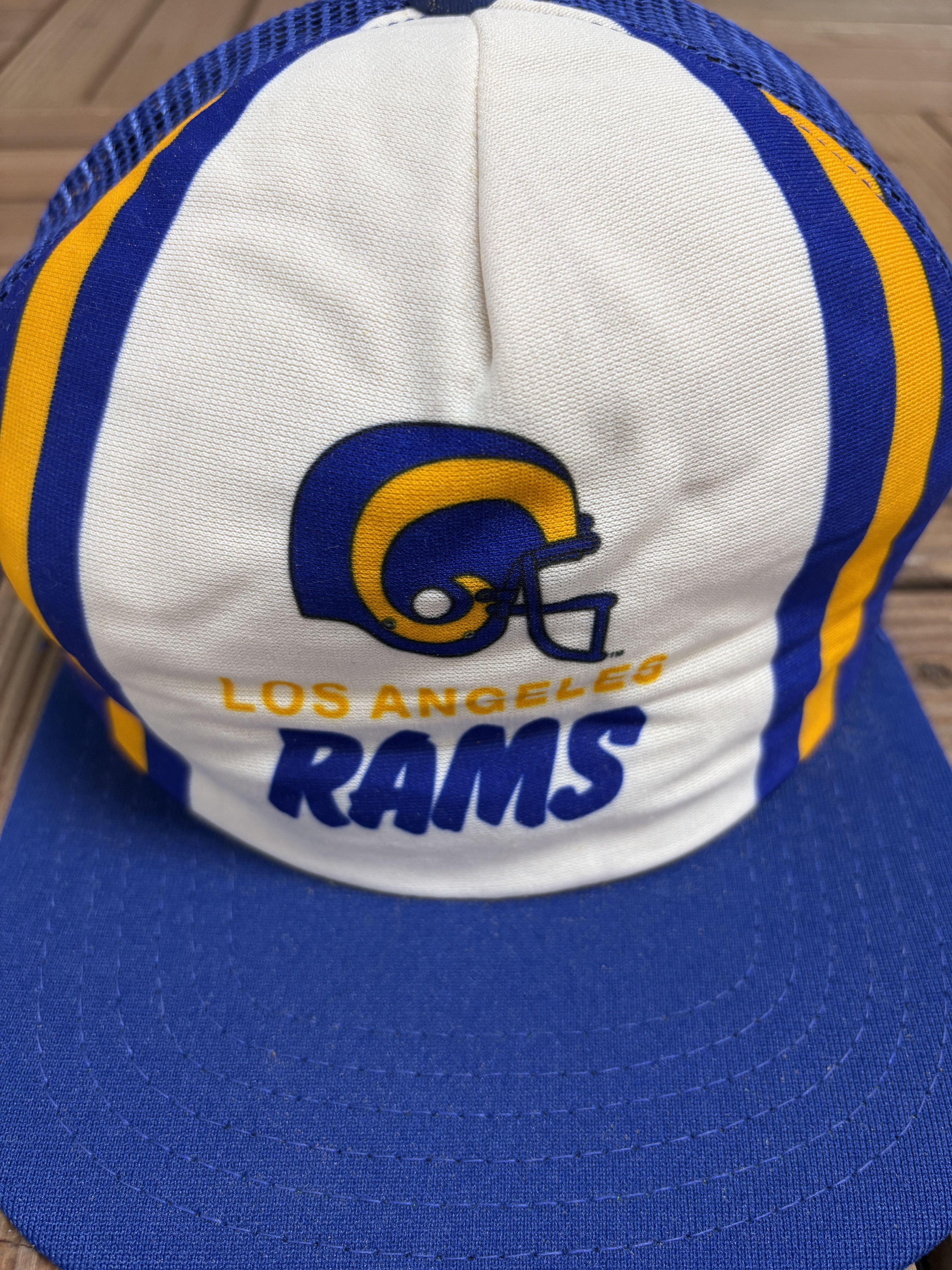 New Era × Vintage Los Angeles Rams Vintage White Snap Back Hat Size ONE SIZE - 3 Thumbnail