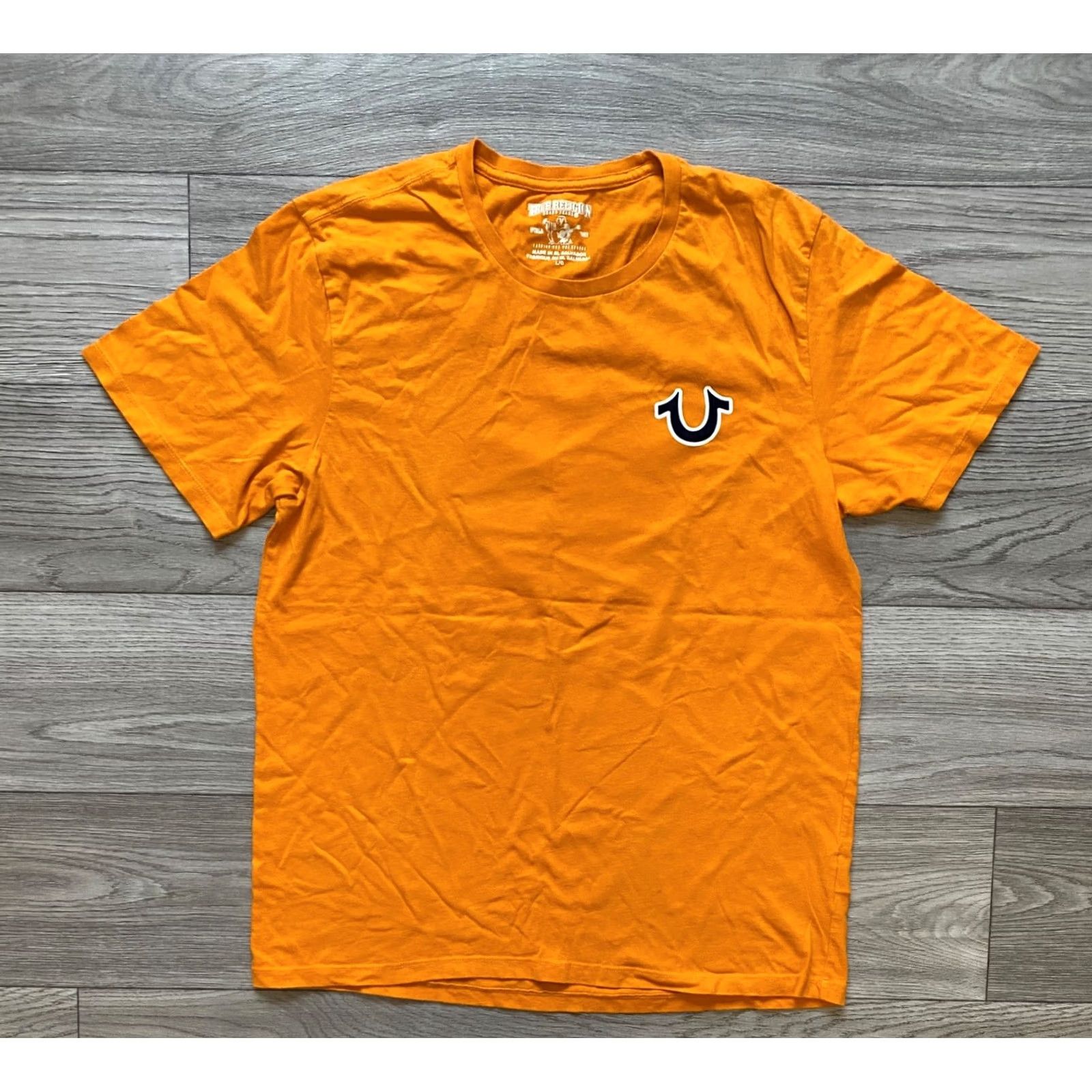 True Religion True Religion Shirt Men L Orange T-Shirt Regular Fit Size US L / EU 52-54 / 3 - 2 Thumbnail