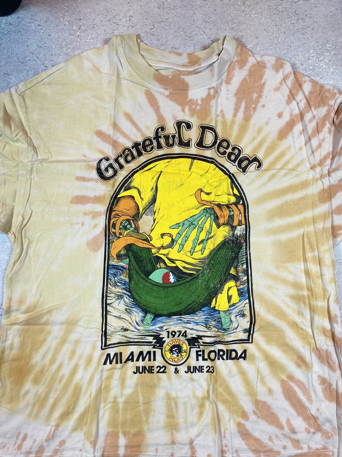 Band Tees Grateful Dead Men’s T-shirt With Big Logo Size US M / EU 48-50 / 2 - 3 Thumbnail
