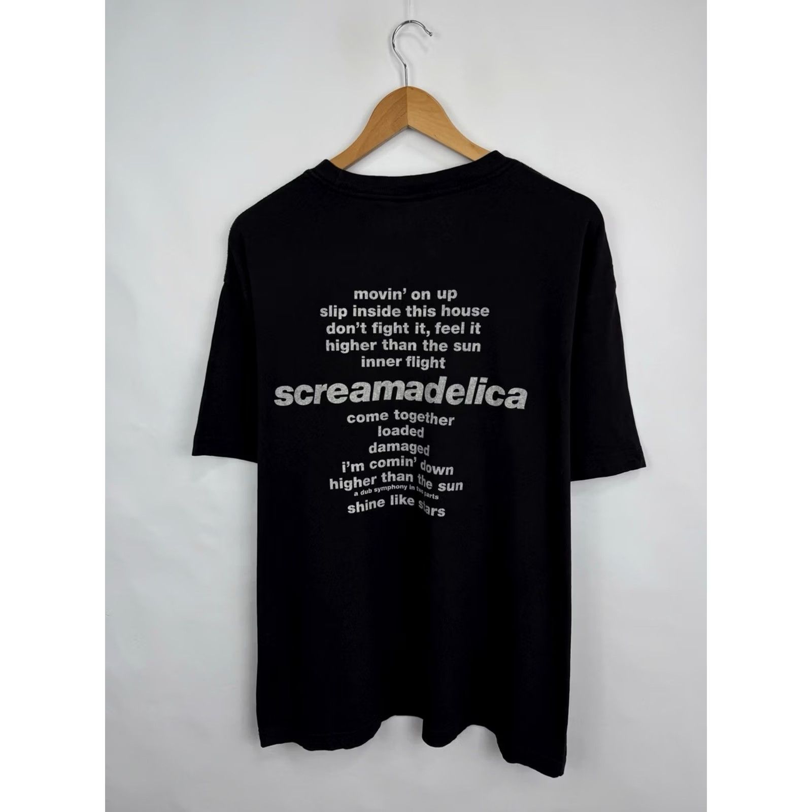 Vintage VINTAGE Primal Scream Screamadelica Rock Band T-Shirt Black L Mens Size US L / EU 52-54 / 3 - 7 Thumbnail