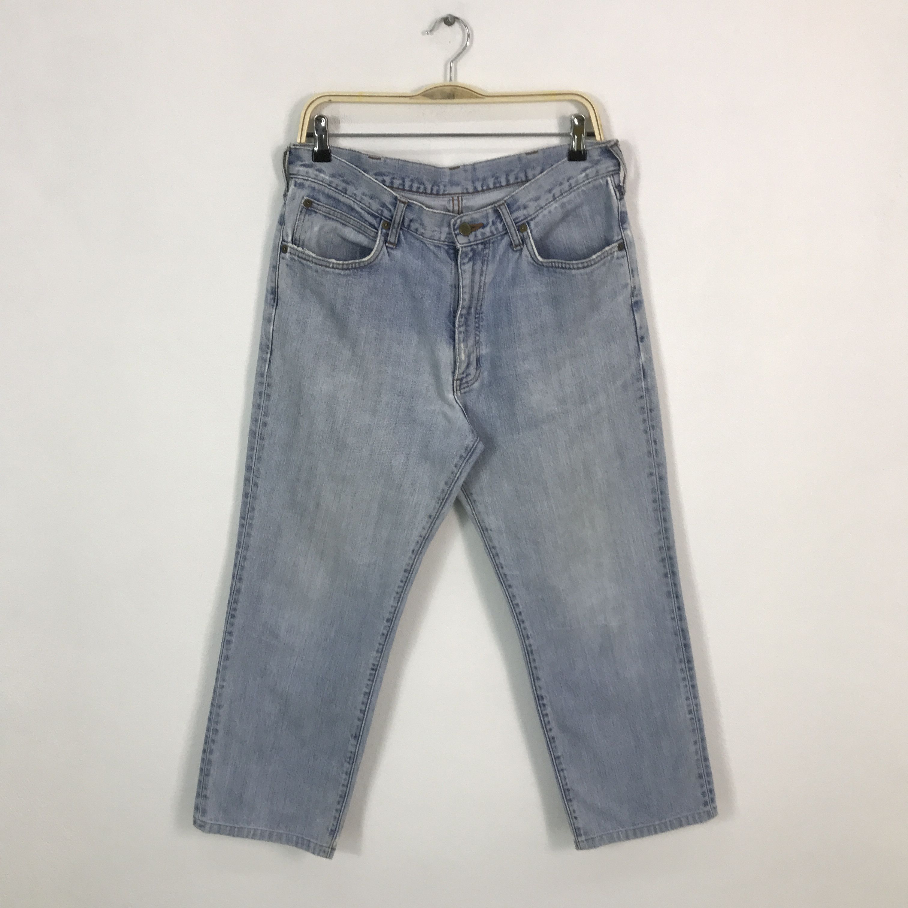Wrangler wrangler baggy light wash jeans denim pants Size US 32 / EU 48 - 1 Thumbnail